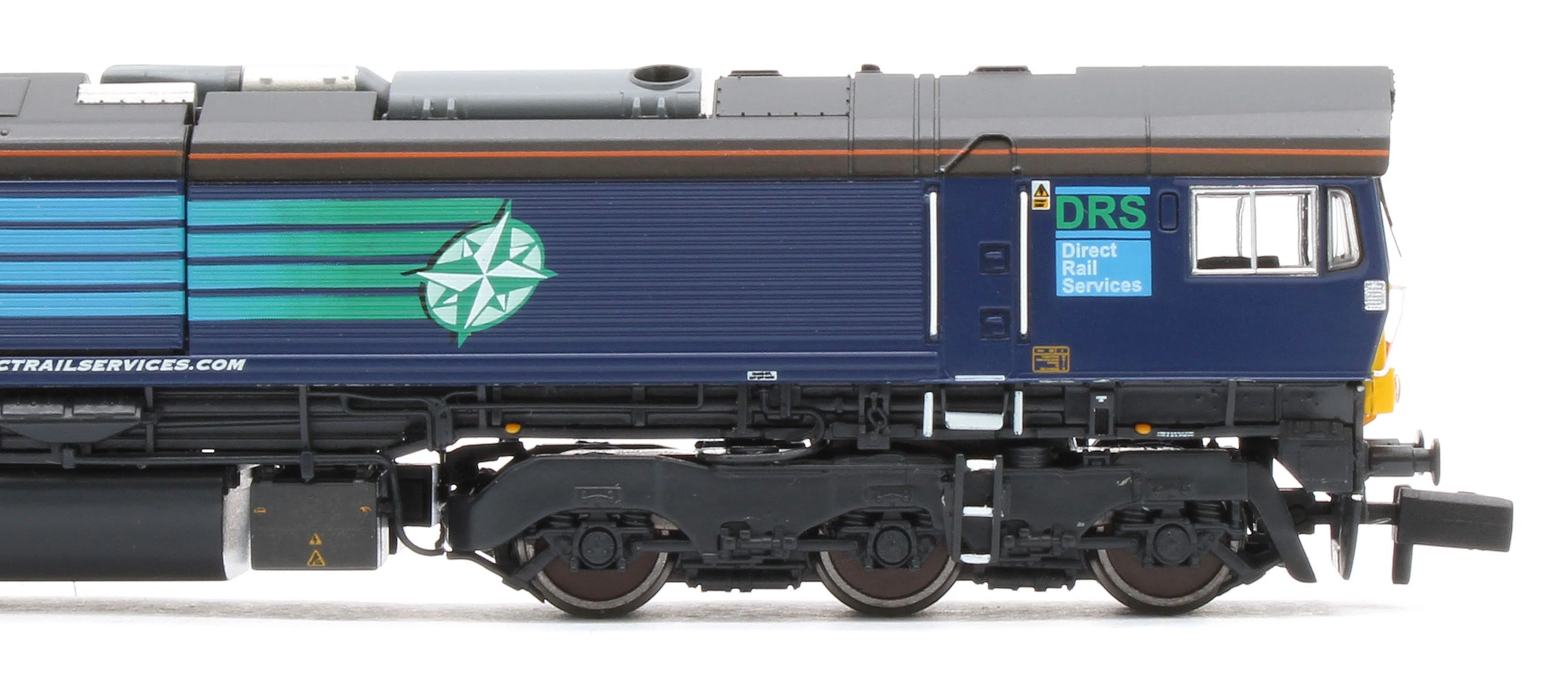 RT-N66-DRC-401DCC Class 66 66401 DRS Compass Diesel Locomotive - DCC Sound - Image 9