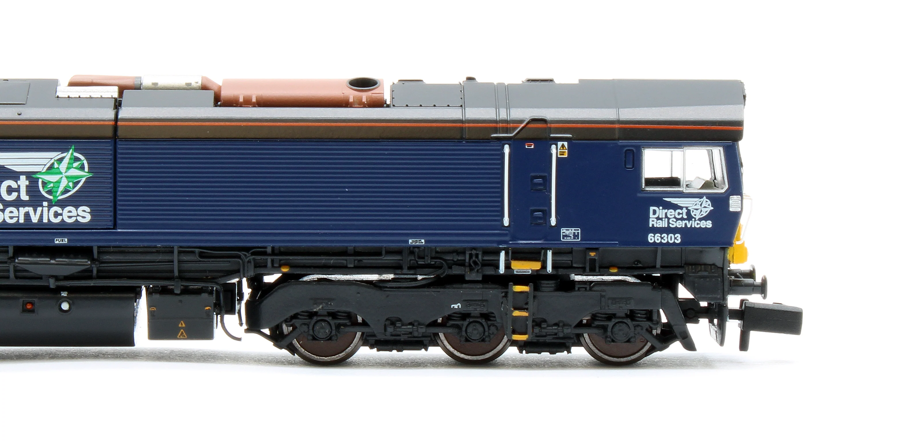 RT-N66-DRP-303DCC Class 66 66303 DRS Plain Diesel Locomotive - DCC Sound - Image 5