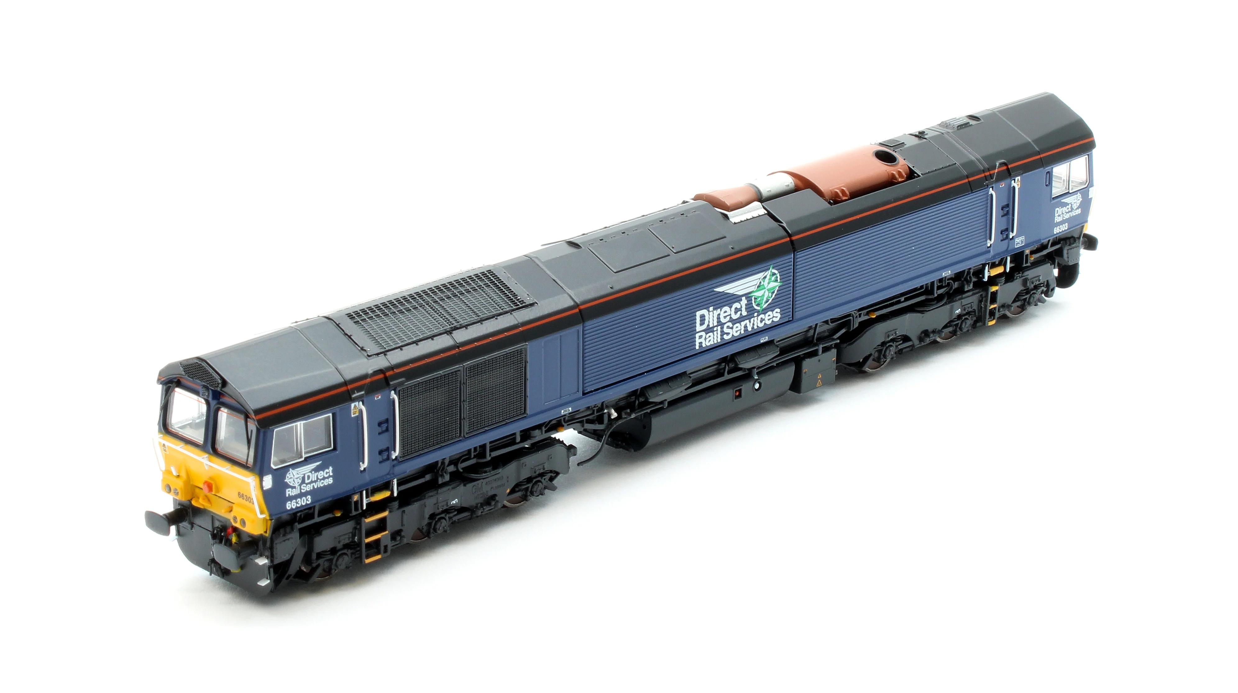 RT-N66-DRP-303DCC Class 66 66303 DRS Plain Diesel Locomotive - DCC Sound - Image 7