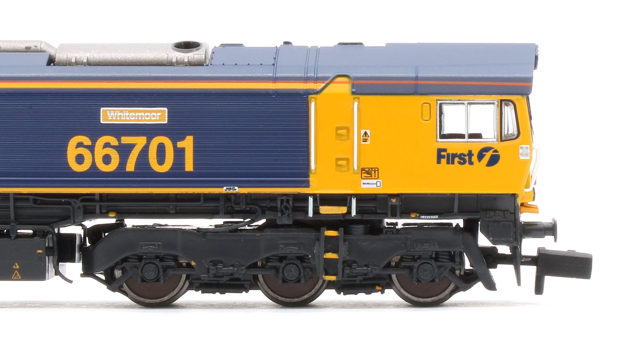 RT-N66-GBF-701DCC Class 66 66701 'Whitemoor' GBRf Original Diesel Locomotive - DCC Sound - Image 10