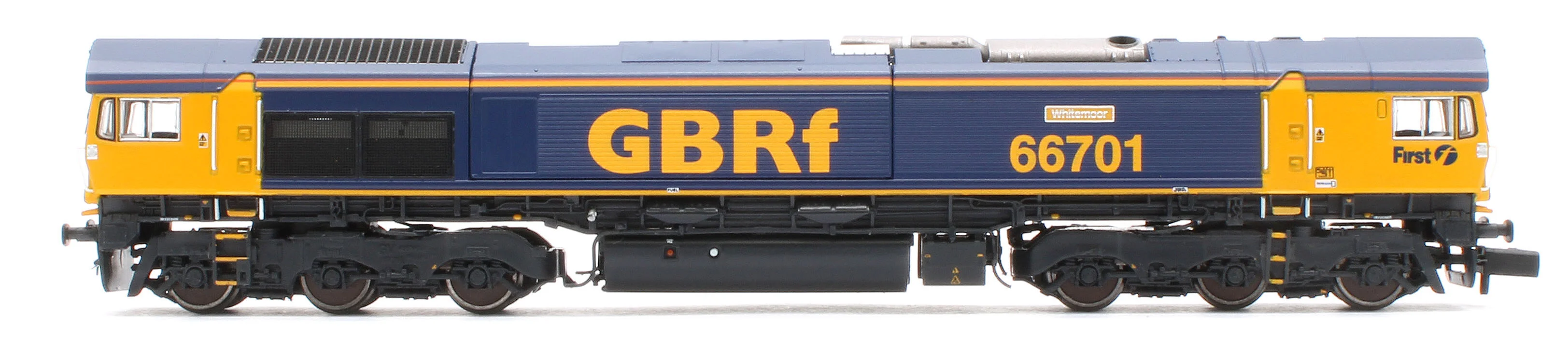 RT-N66-GBF-701DCC Class 66 66701 'Whitemoor' GBRf Original Diesel Locomotive - DCC Sound - Image 2