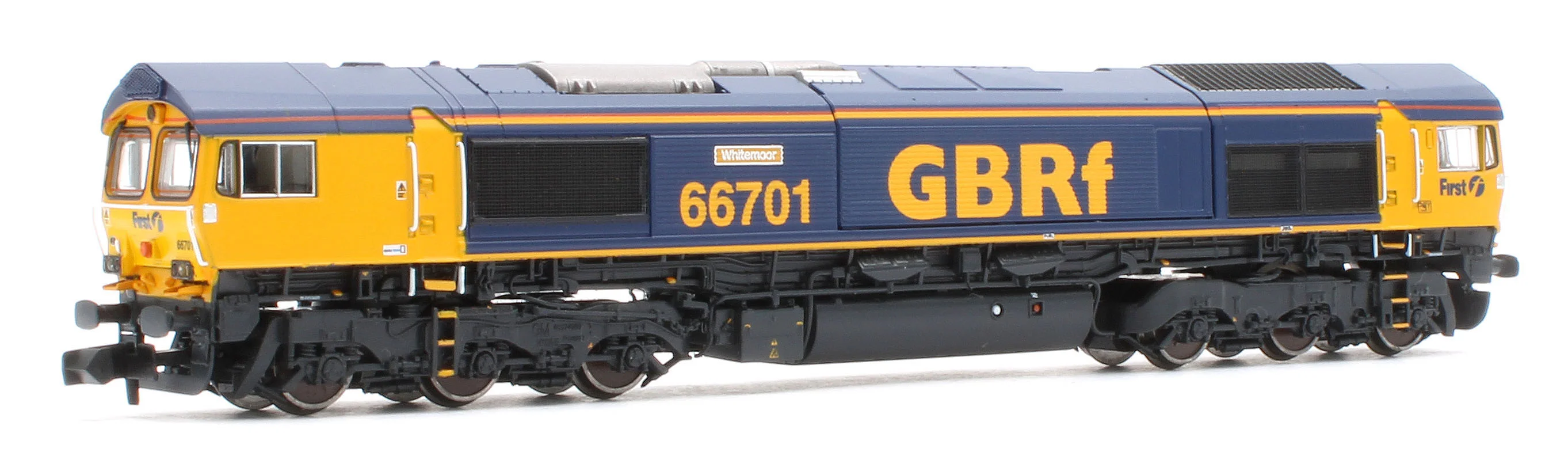 RT-N66-GBF-701DCC Class 66 66701 'Whitemoor' GBRf Original Diesel Locomotive - DCC Sound - Image 4