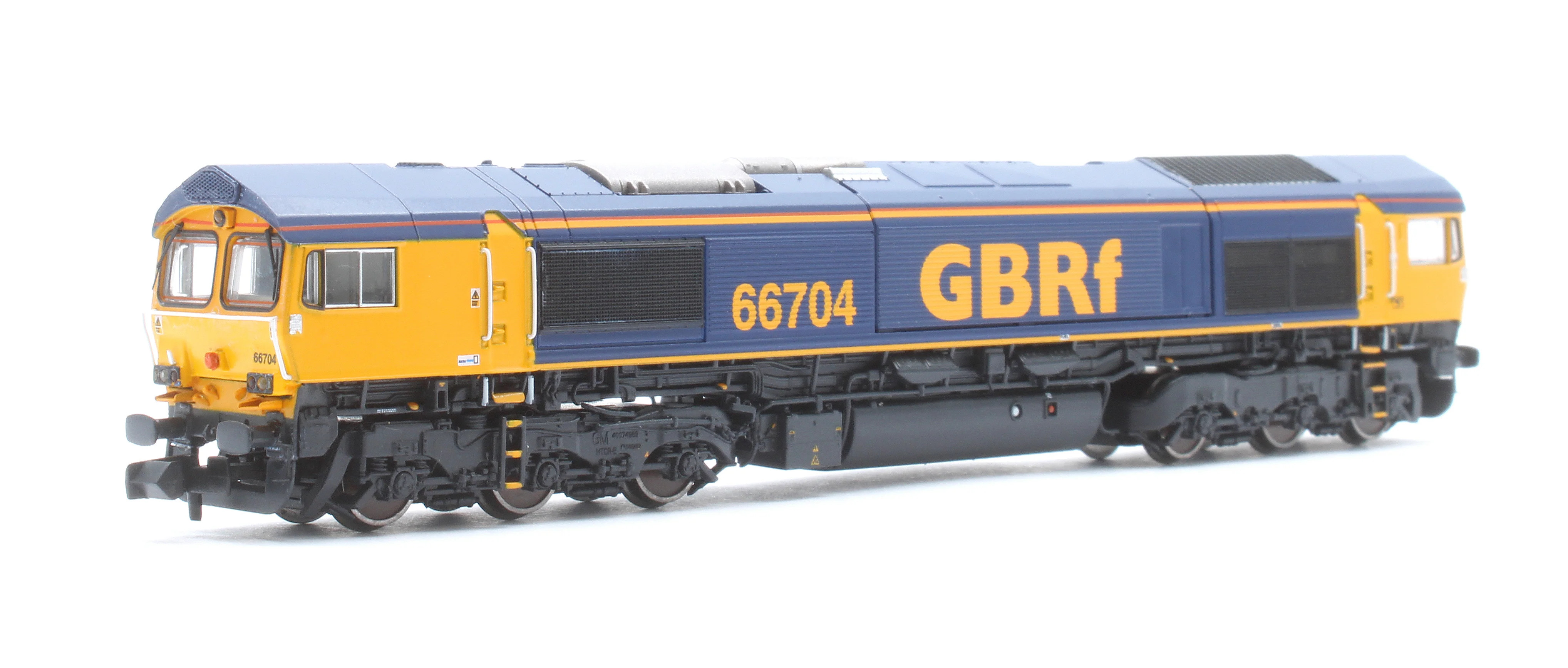 RT-N66-GBO-704 Class 66 66704 GBRf Original Livery Diesel Locomotive - Image 3