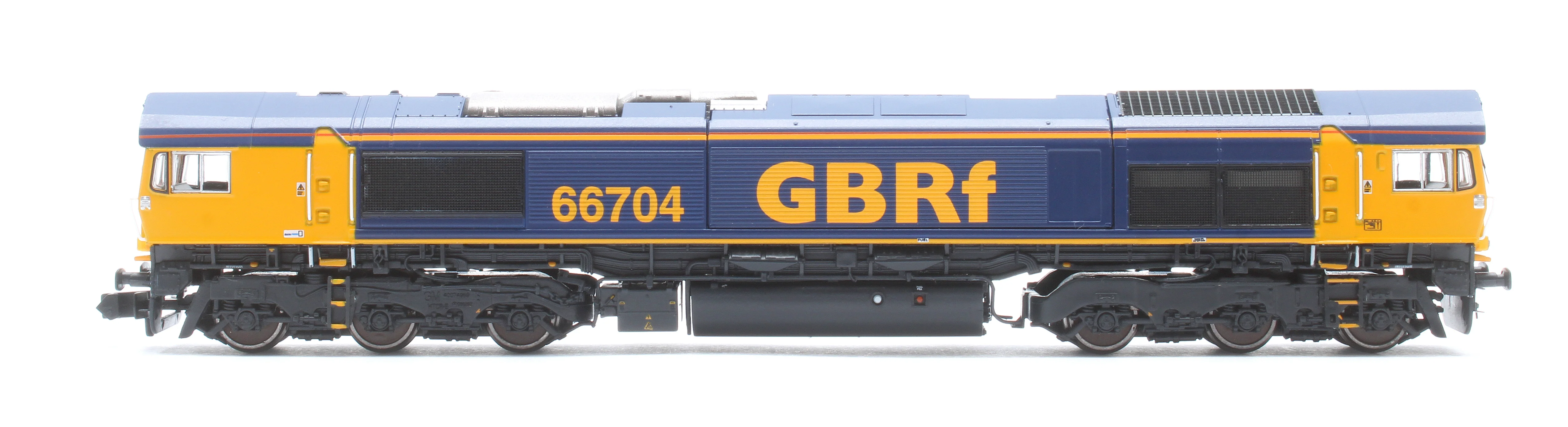 RT-N66-GBO-704 Class 66 66704 GBRf Original Livery Diesel Locomotive - Image 5