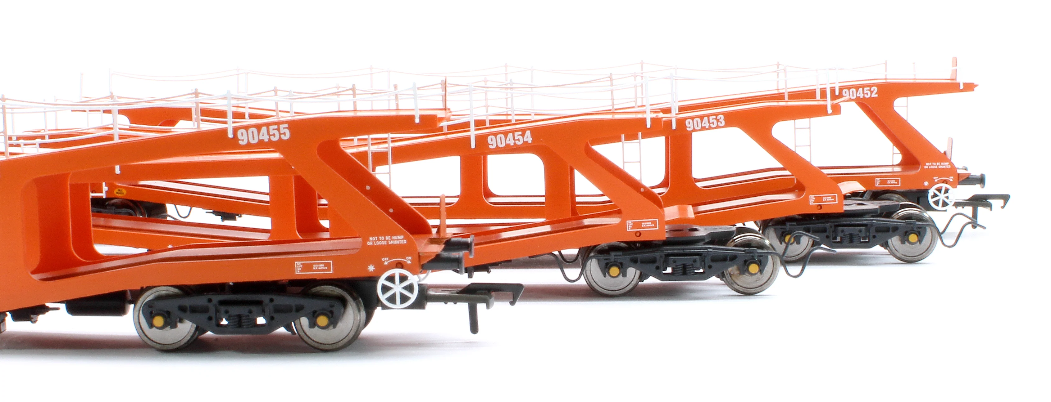 RT-OO-CAR4-403B Quad set Cartic-4 car carrier - Silcock and Collings orange (set B) - Image 7
