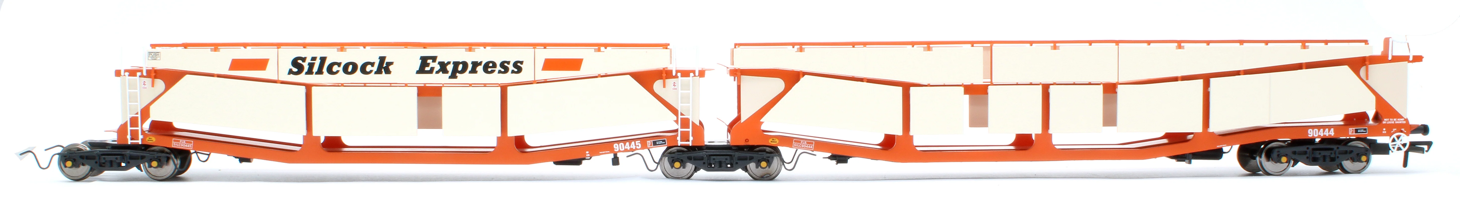 RT-OO-CAR4-414B Quad set Cartic-4 car carrier - Silcock Express livery with side screens (set B) - Image 4