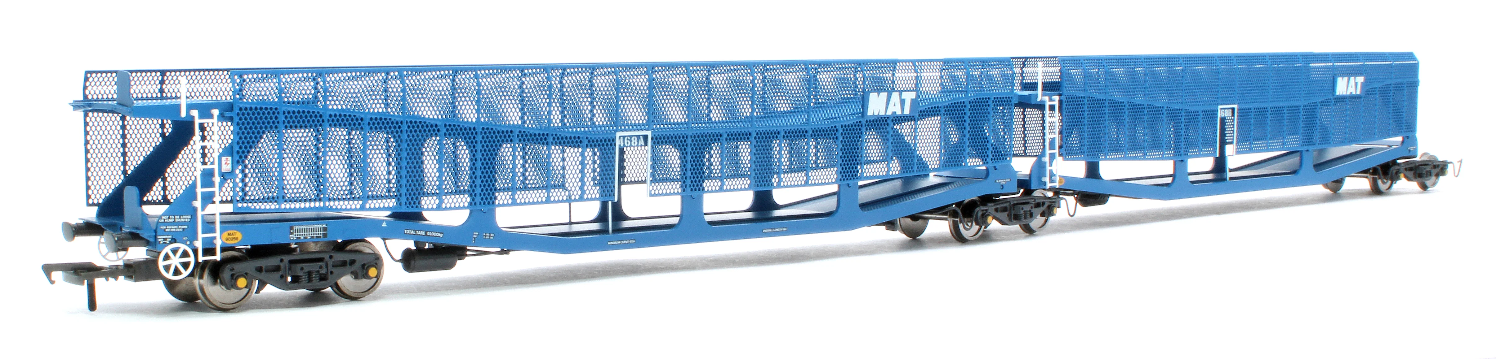RT-OO-CAR4-436A Quad set Cartic-4 car carrier - MAT blue with mesh screens (set A) - Image 3