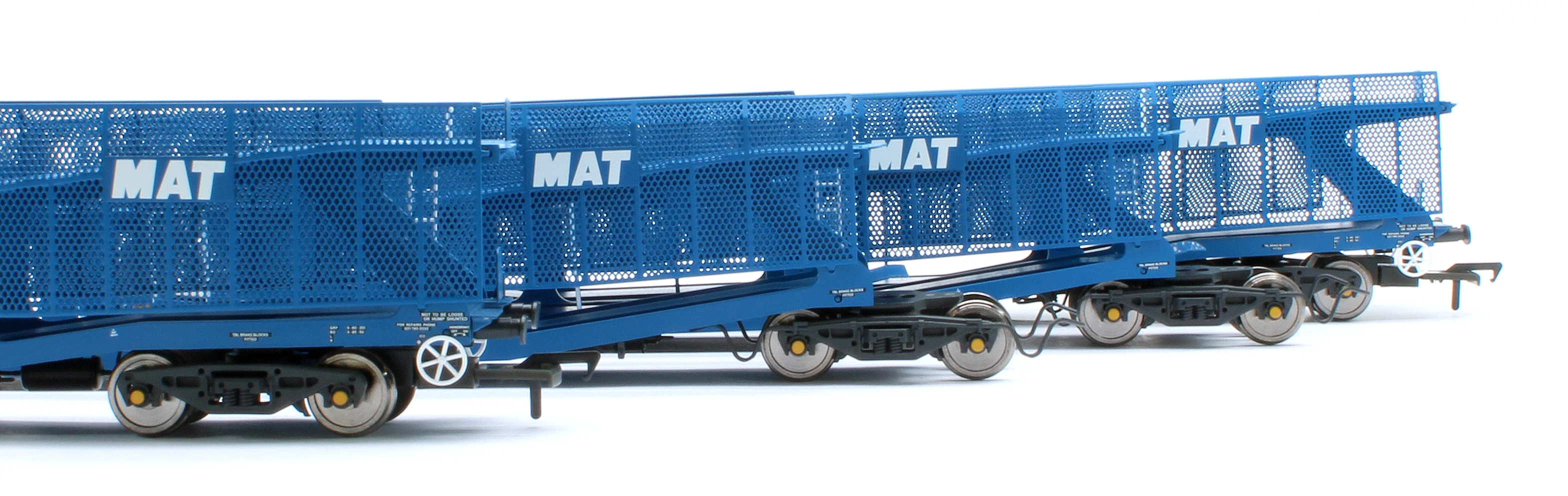 RT-OO-CAR4-436A Quad set Cartic-4 car carrier - MAT blue with mesh screens (set A) - Image 8