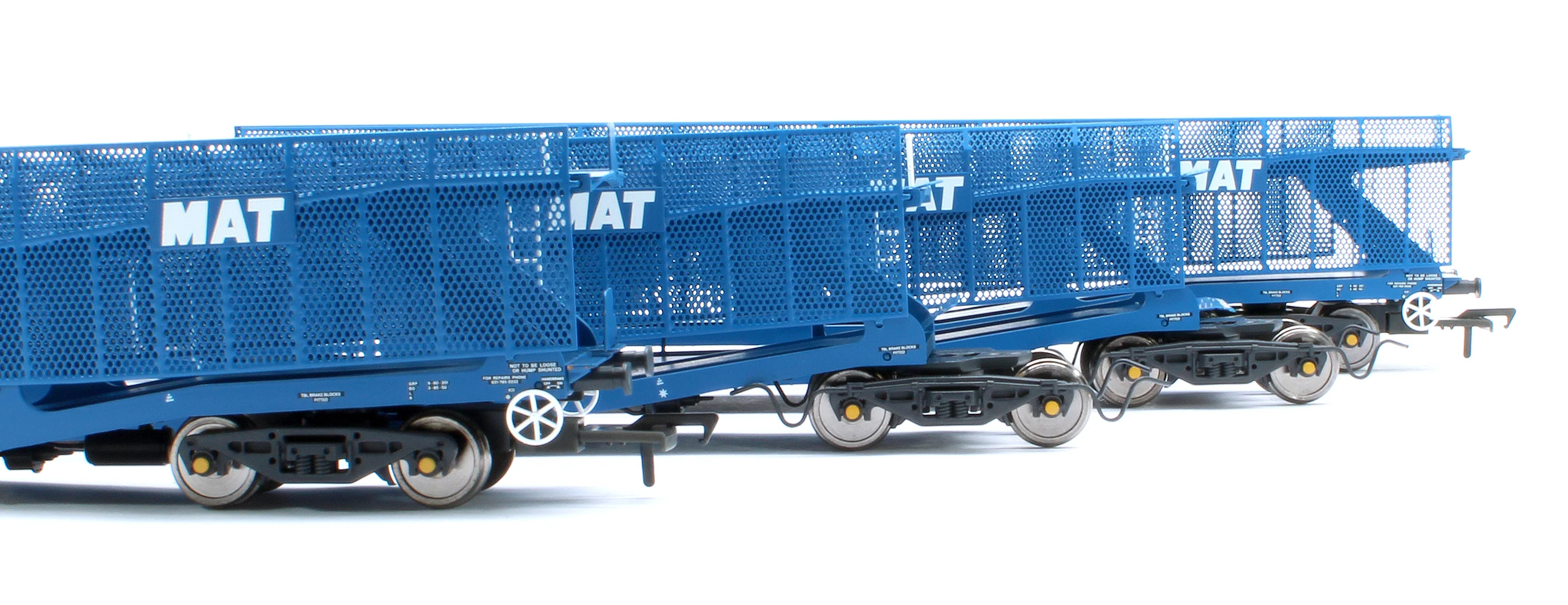 RT-OO-CAR4-436B Quad set Cartic-4 car carrier - MAT blue with mesh screens (set B) - Image 8