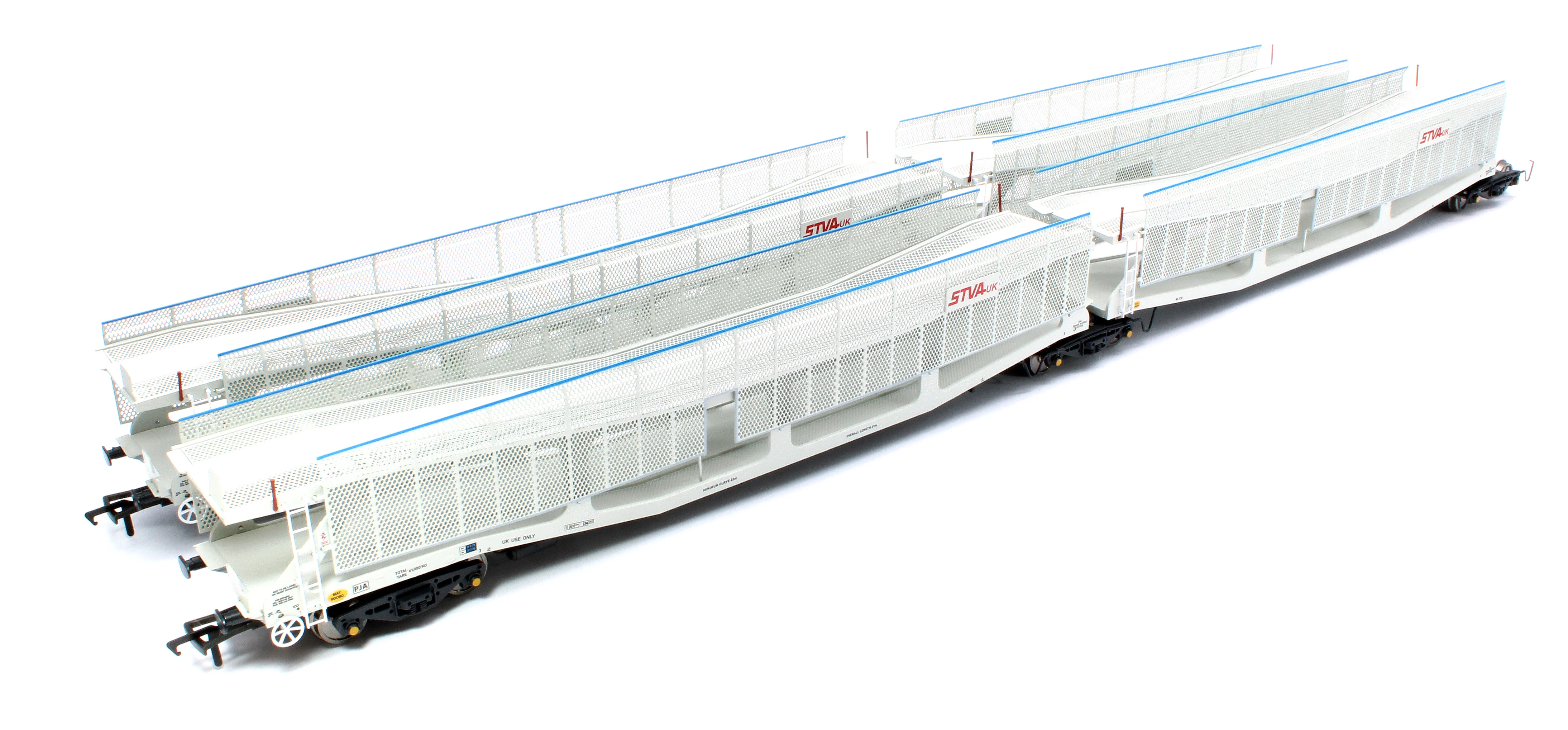 RT-OO-CAR4-437A Quad set Cartic-4 car carrier - STVA light grey with mesh screens (set A)