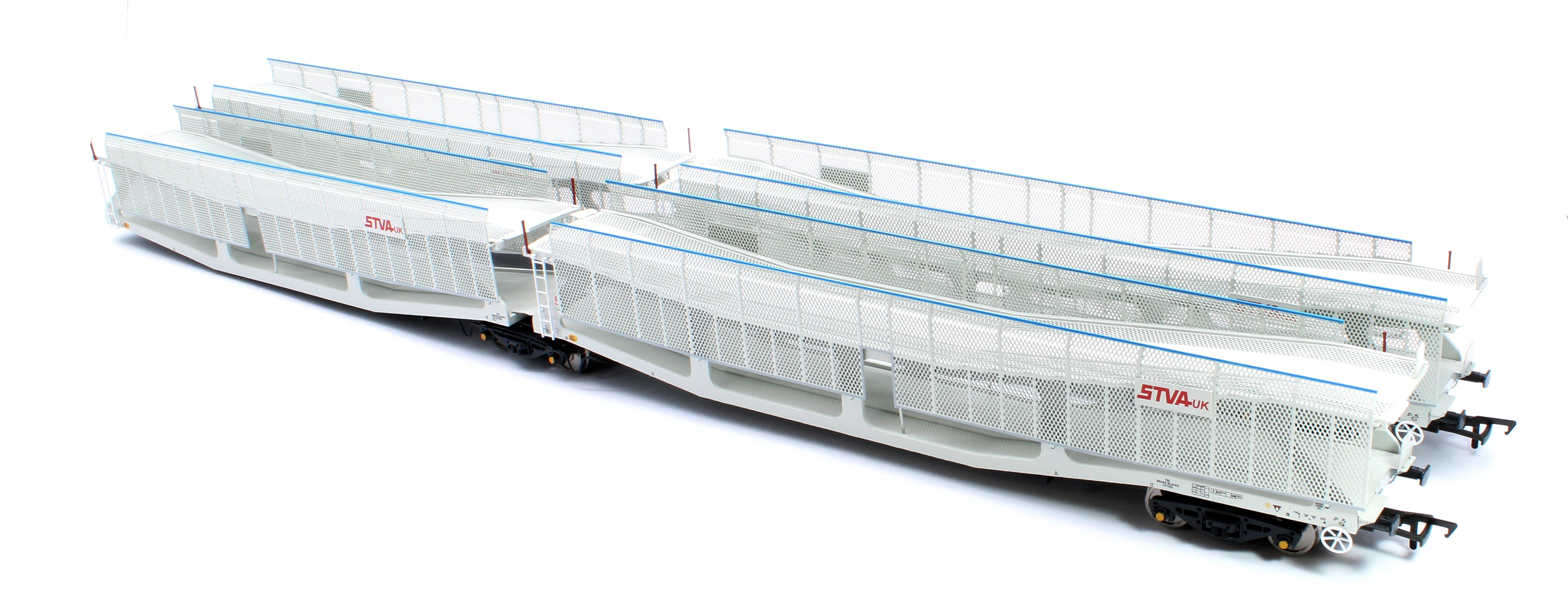 RT-OO-CAR4-437A Quad set Cartic-4 car carrier - STVA light grey with mesh screens (set A) - Image 2