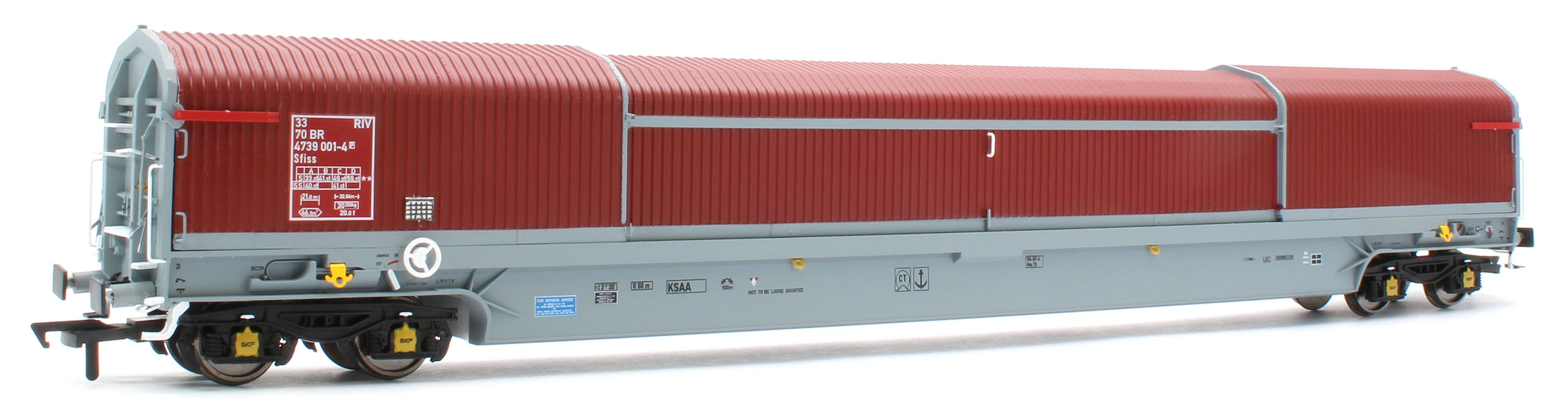 RT-OO-KSA-201A KSA ‘Rover Cube’ Wagons Original Maroon & Grey Livery No. 33 70 4739 001-4 and 017-0 - Twin Pack - Image 7