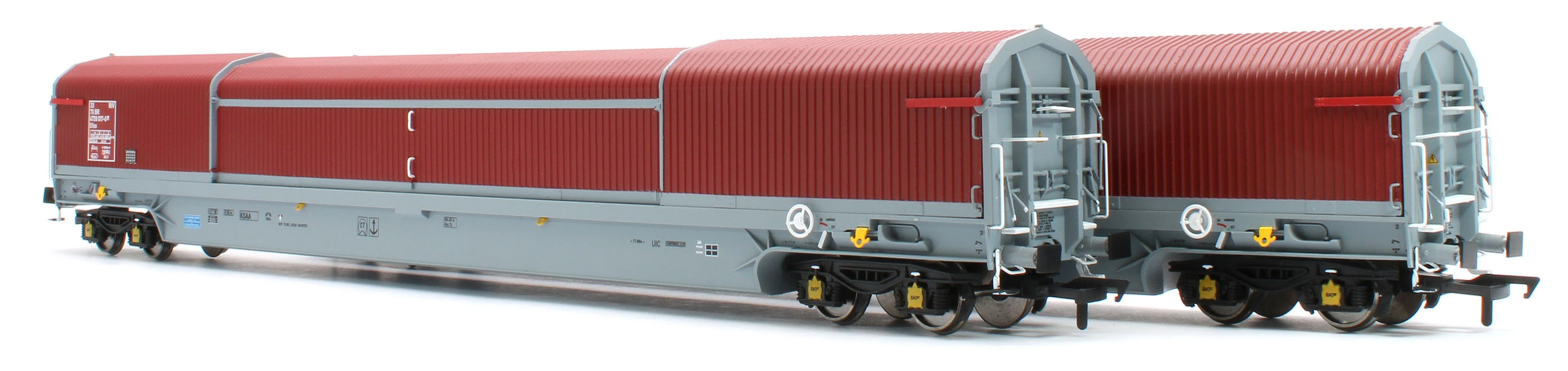 RT-OO-KSA-201A KSA ‘Rover Cube’ Wagons Original Maroon & Grey Livery No. 33 70 4739 001-4 and 017-0 - Twin Pack - Image 8
