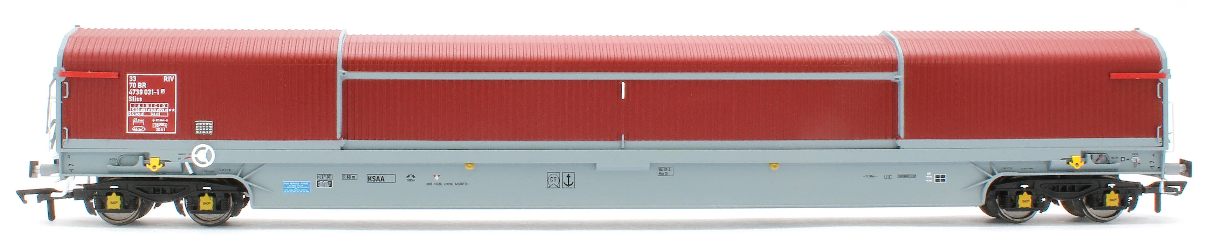 RT-OO-KSA-201B KSA ‘Rover Cube’ Wagons Original Maroon & Grey Livery No. 33 70 4739 023-8 and 031-1 - Twin Pack - Image 3