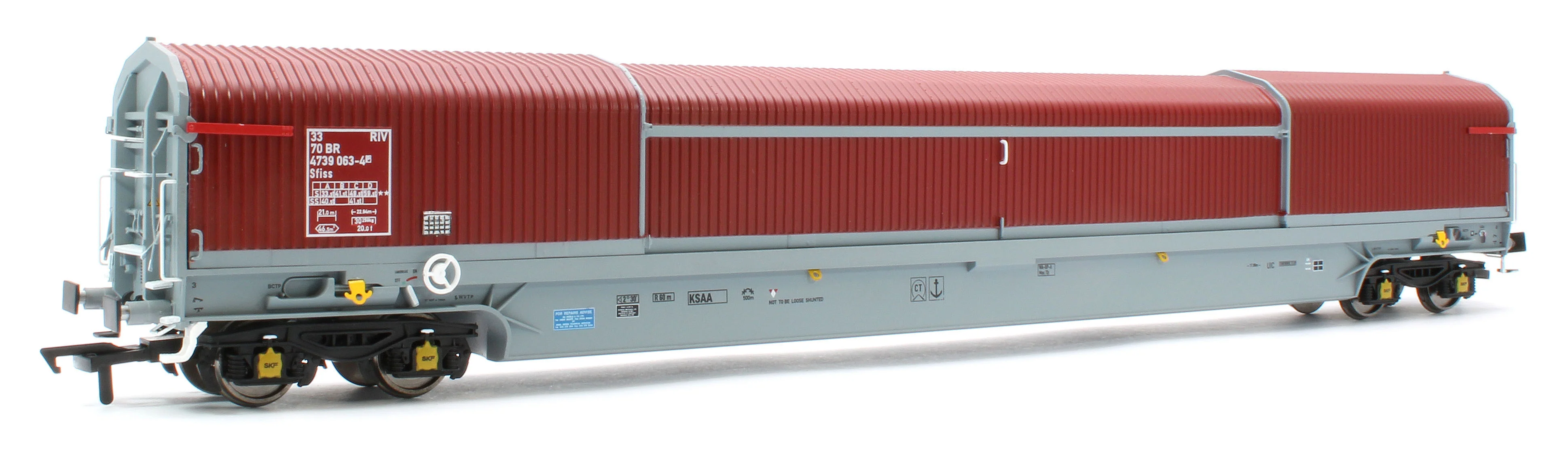 RT-OO-KSA-201C KSA ‘Rover Cube’ Wagons Original Maroon & Grey Livery No. 33 70 4739 044-4 and 059-2 - Twin Pack - Image 7