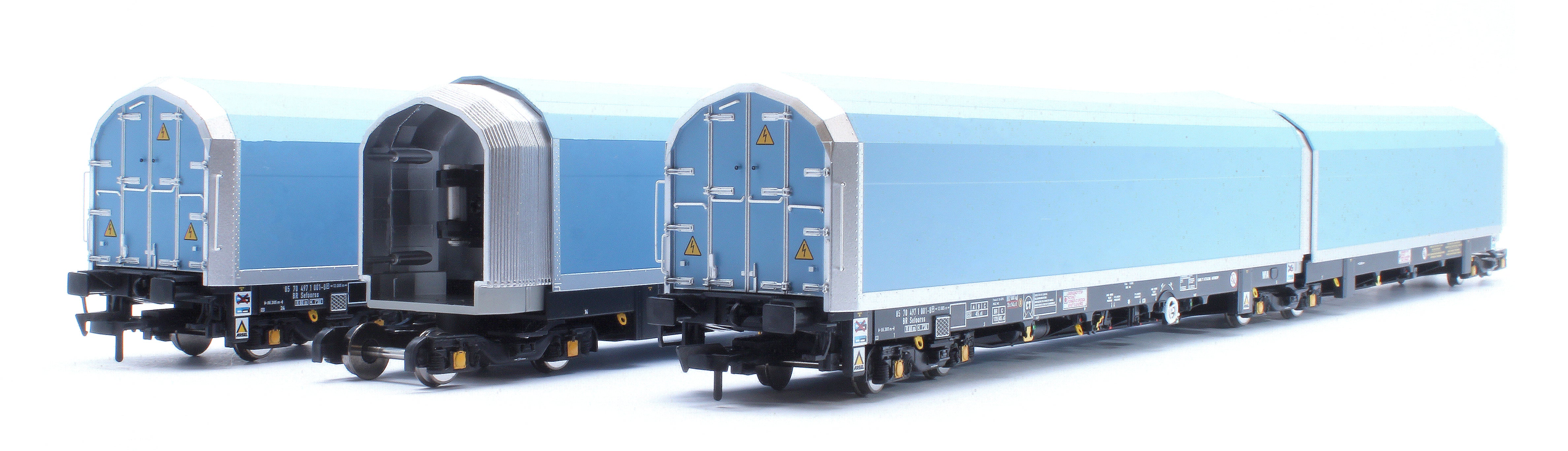 RT-OO-WIA-401A OO/4mm 5-car Arbel WIA car carrier with RfD squadron branding. Wagon 85 70 4971 001-8