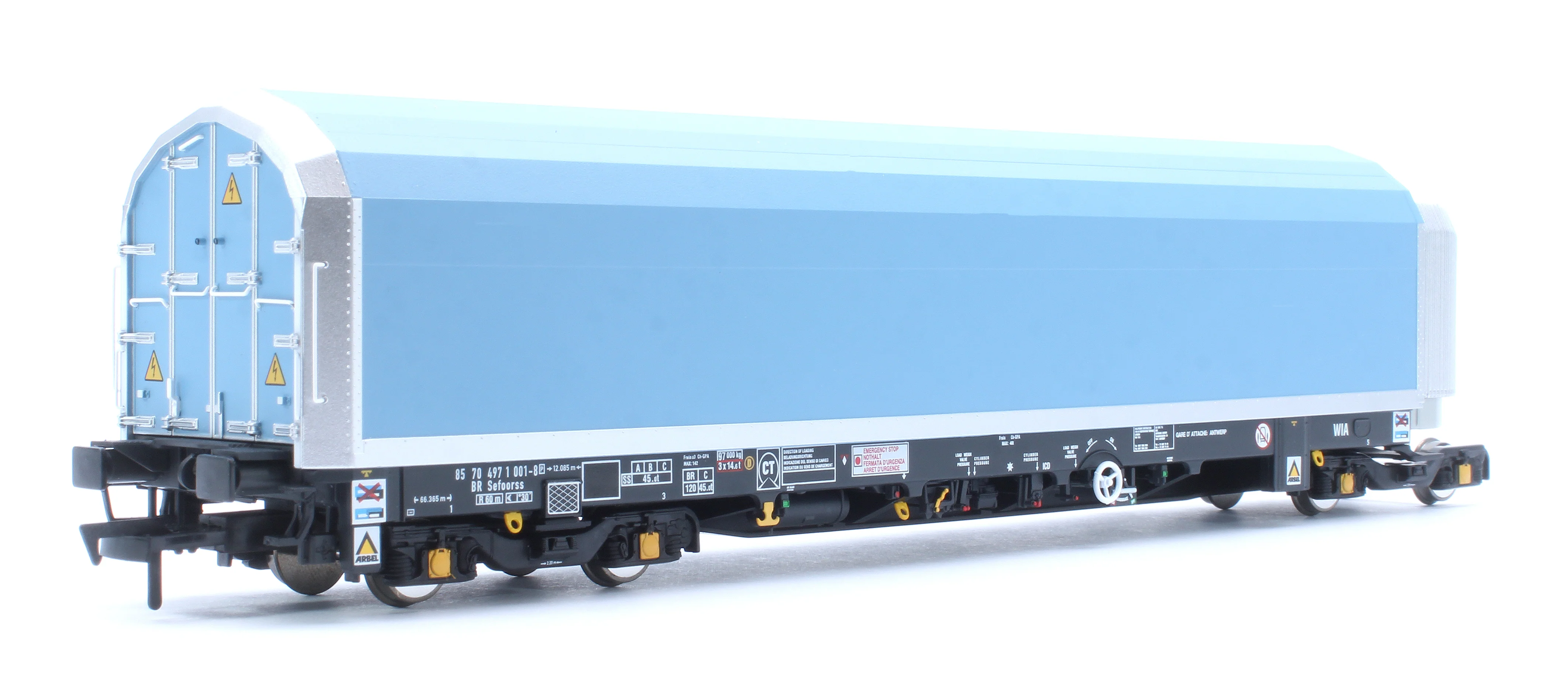 RT-OO-WIA-401A OO/4mm 5-car Arbel WIA car carrier with RfD squadron branding. Wagon 85 70 4971 001-8 - Image 2