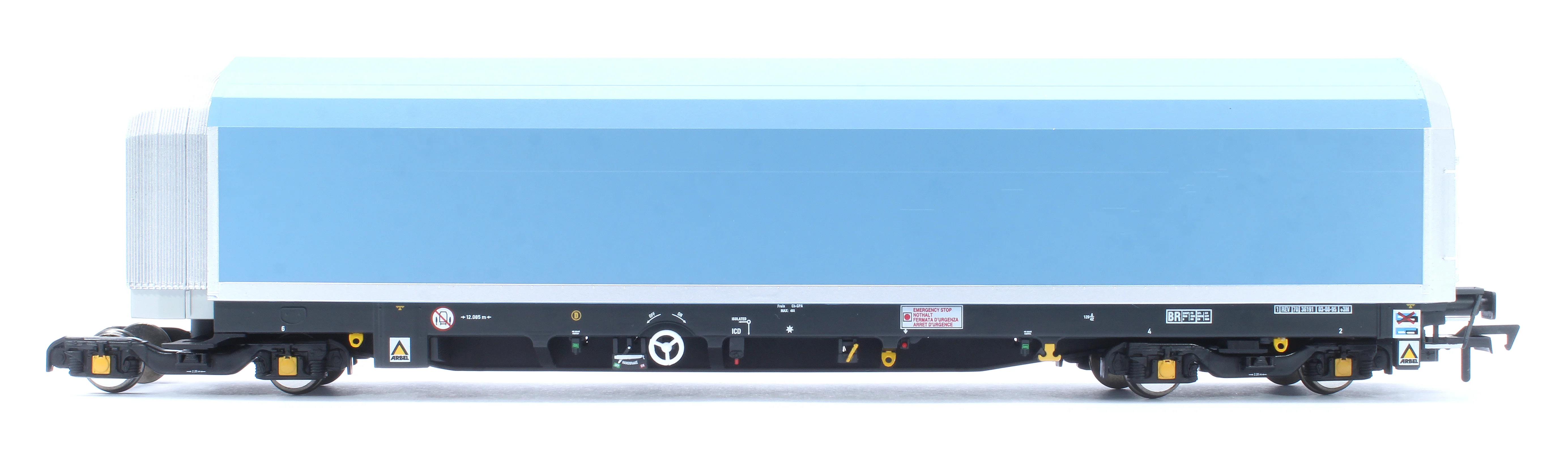 RT-OO-WIA-401A OO/4mm 5-car Arbel WIA car carrier with RfD squadron branding. Wagon 85 70 4971 001-8 - Image 3