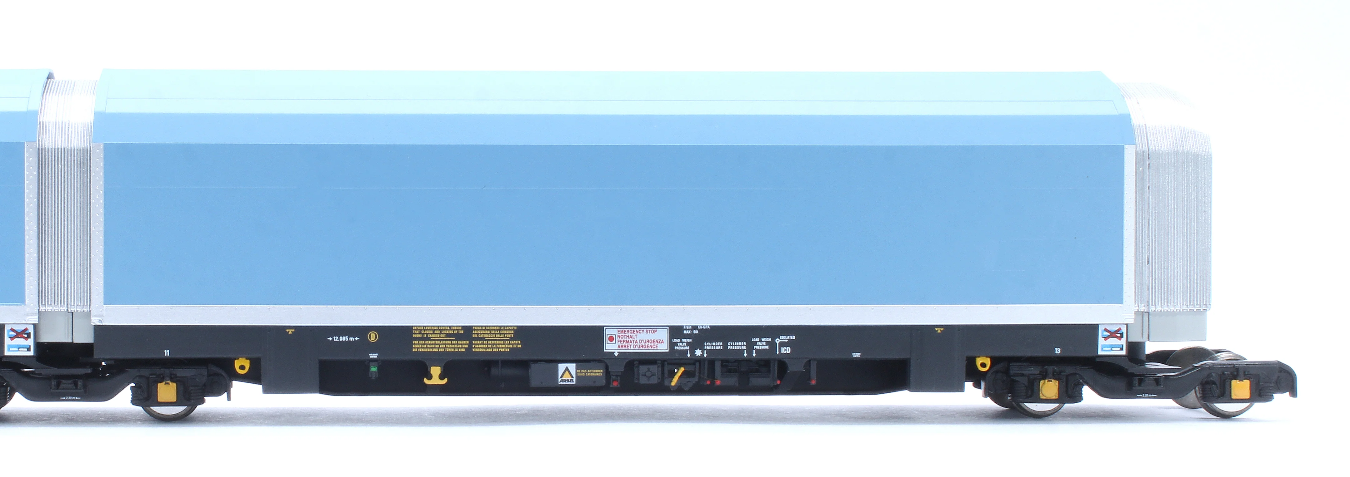 RT-OO-WIA-401A OO/4mm 5-car Arbel WIA car carrier with RfD squadron branding. Wagon 85 70 4971 001-8 - Image 5