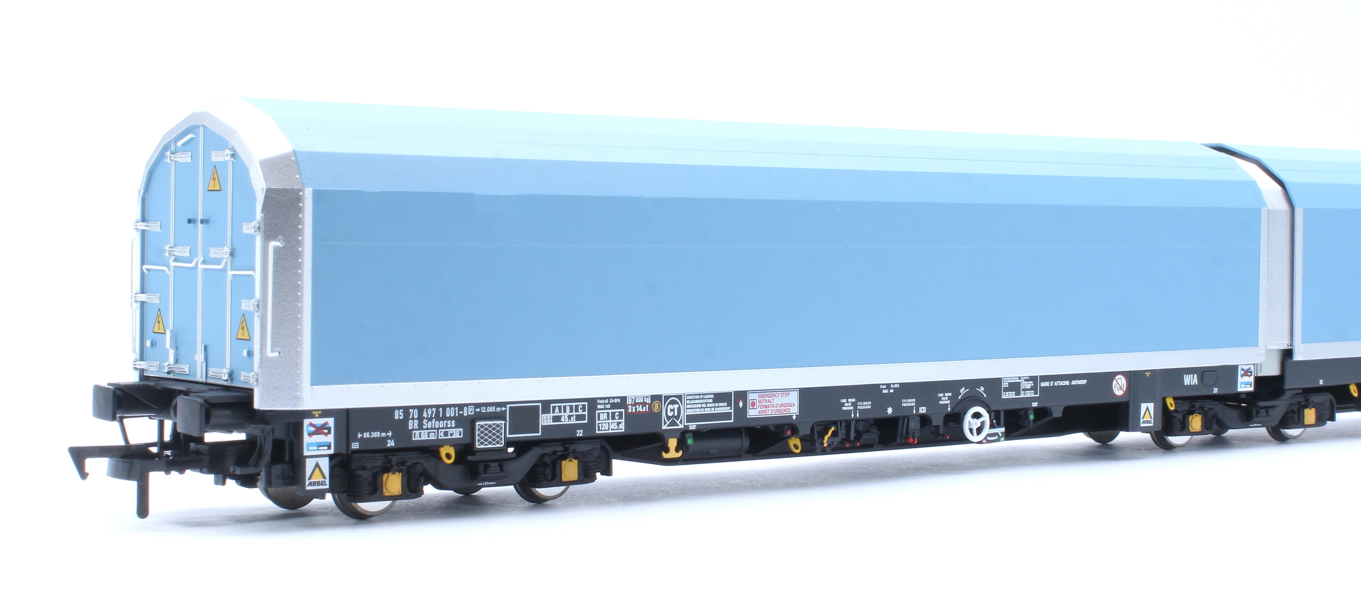 RT-OO-WIA-401A OO/4mm 5-car Arbel WIA car carrier with RfD squadron branding. Wagon 85 70 4971 001-8 - Image 6