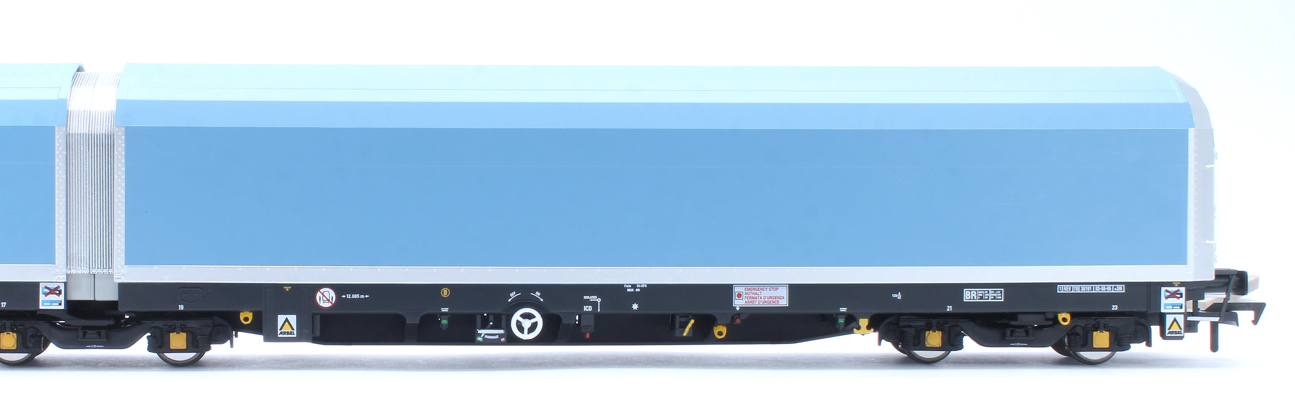 RT-OO-WIA-401A OO/4mm 5-car Arbel WIA car carrier with RfD squadron branding. Wagon 85 70 4971 001-8 - Image 7