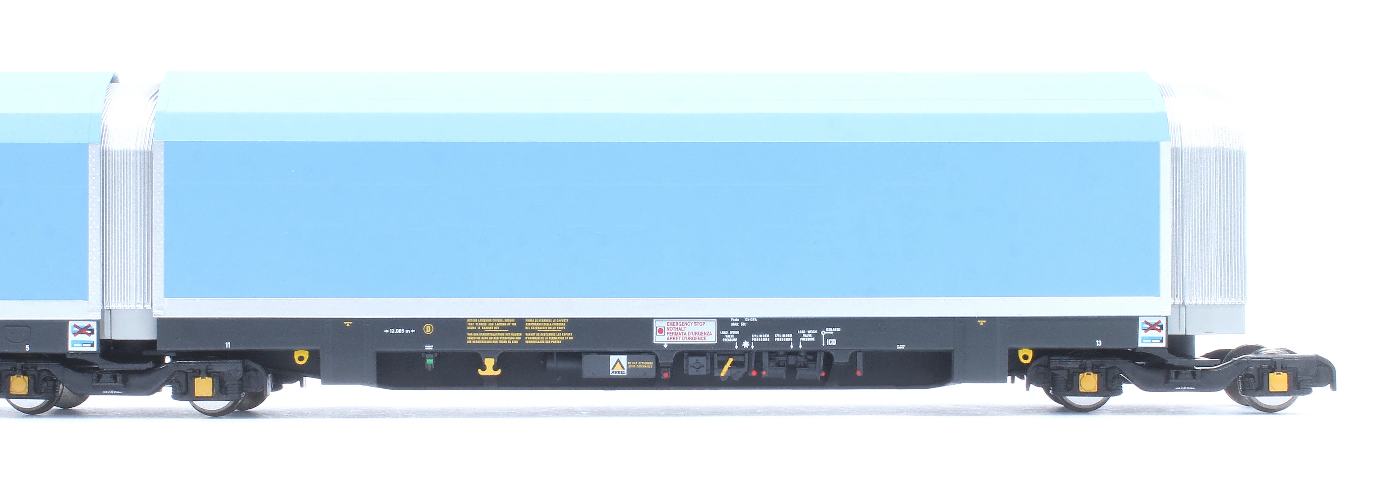 RT-OO-WIA-401B OO/4mm 5-car Arbel WIA car carrier with RfD squadron branding. Wagon 85 70 4971 022-4 - Image 11