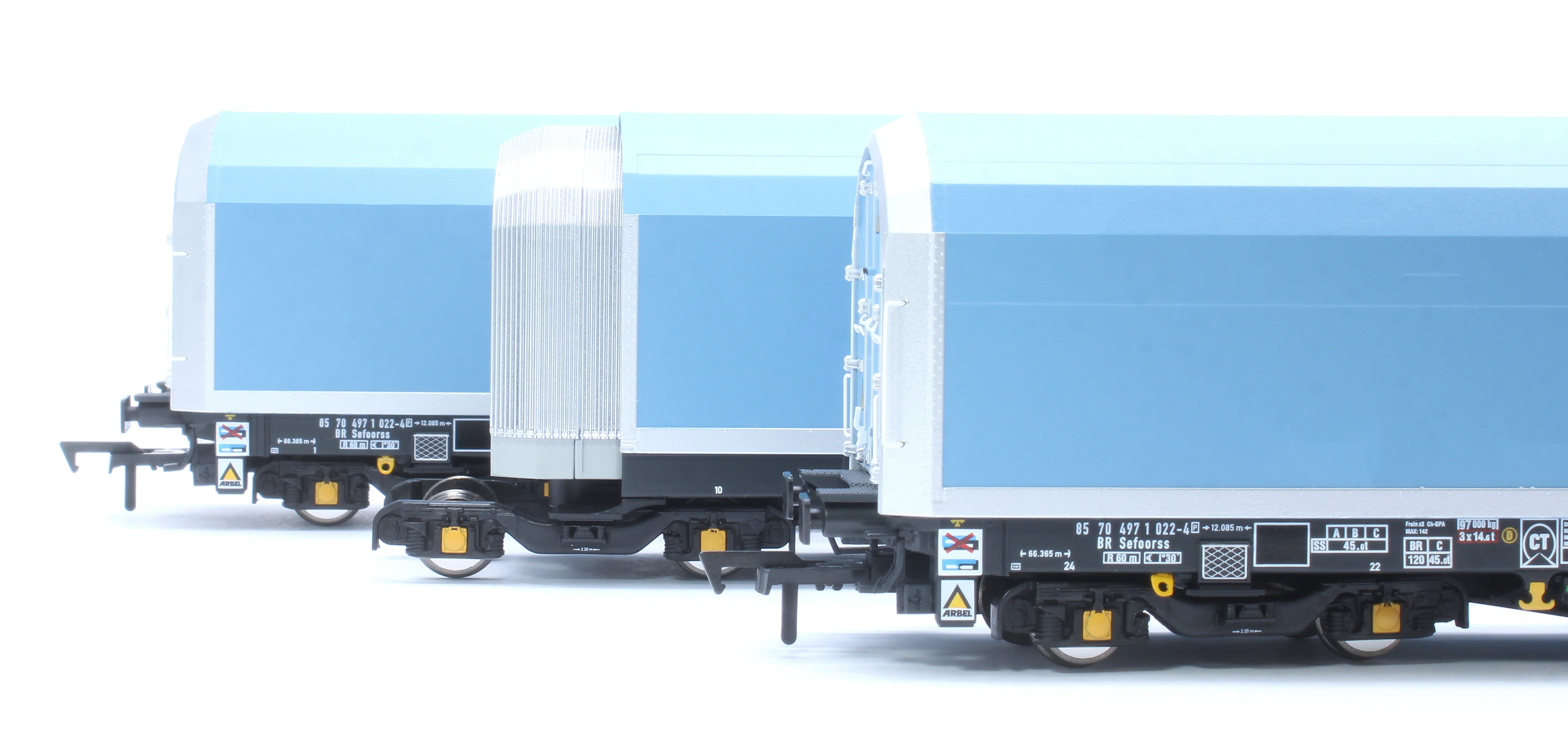 RT-OO-WIA-401B OO/4mm 5-car Arbel WIA car carrier with RfD squadron branding. Wagon 85 70 4971 022-4 - Image 14