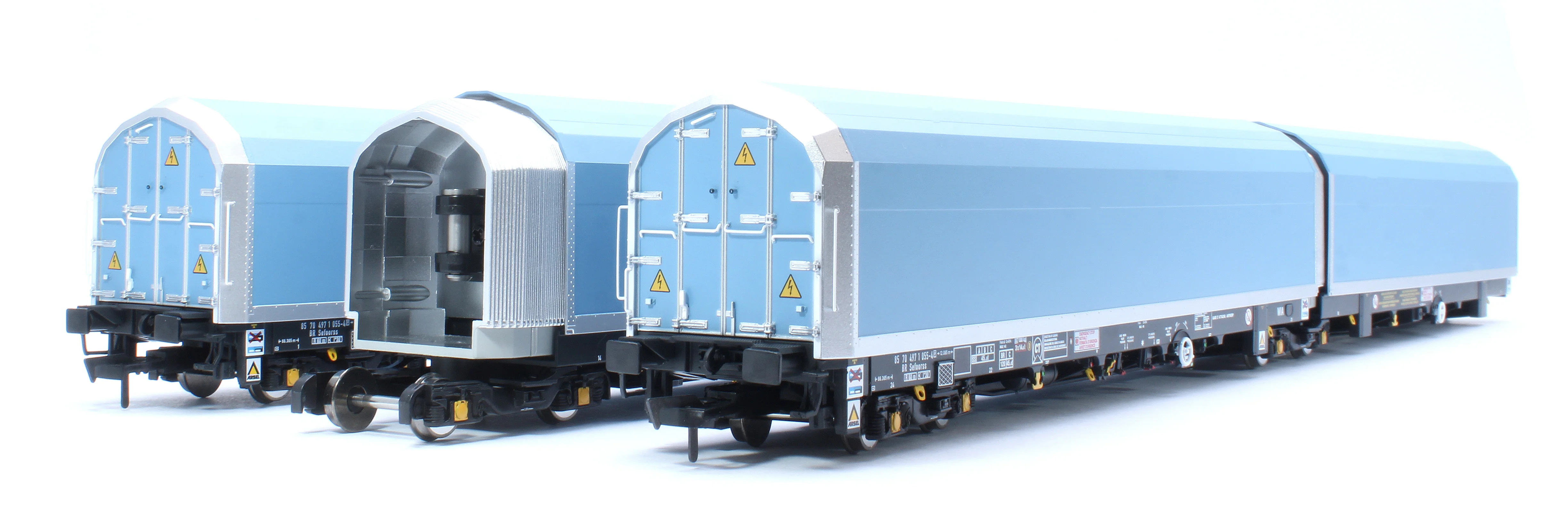 RT-OO-WIA-401C OO/4mm 5-car Arbel WIA car carrier with RfD squadron branding. Wagon 85 70 4971 055-4