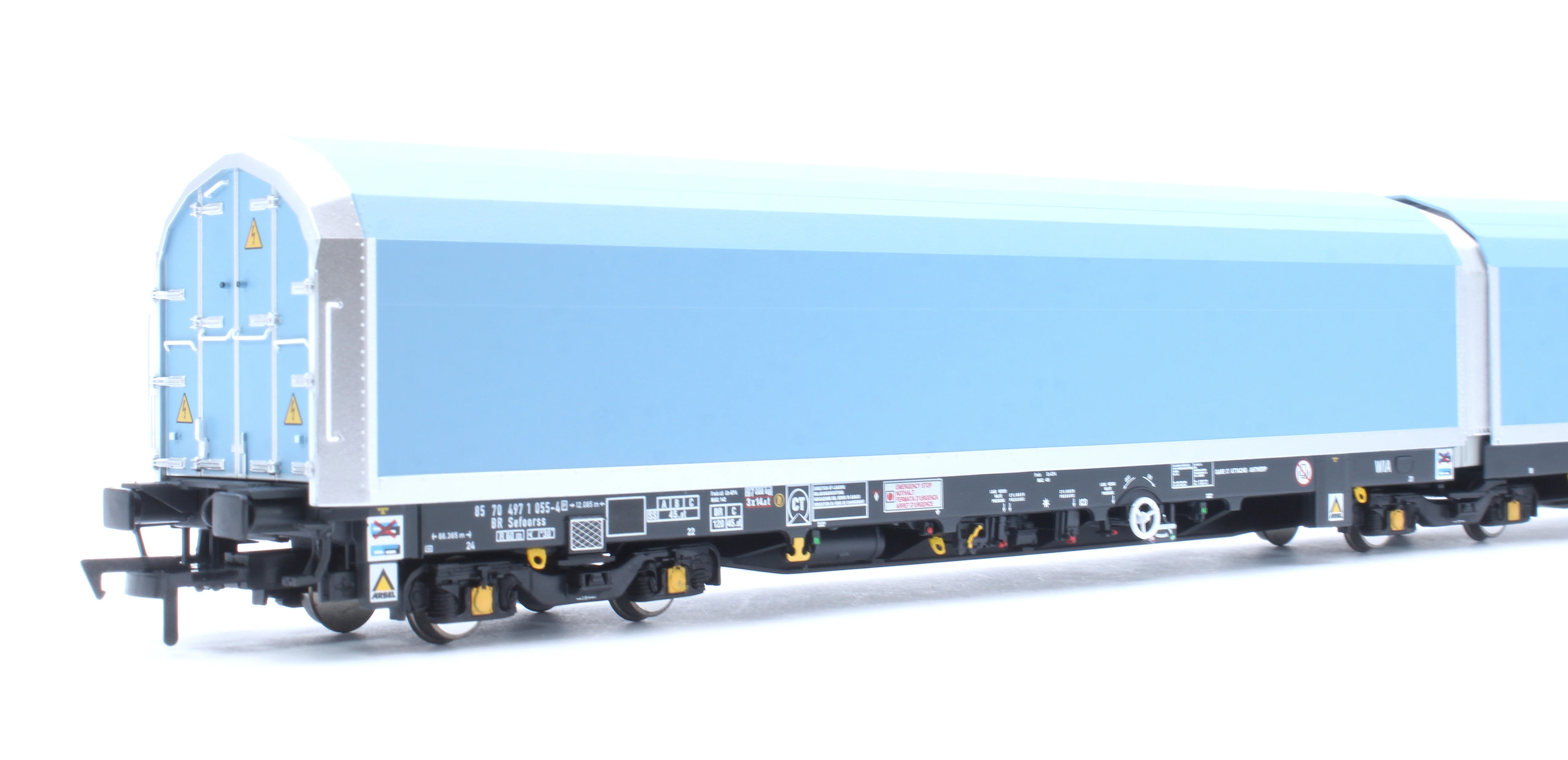 RT-OO-WIA-401C OO/4mm 5-car Arbel WIA car carrier with RfD squadron branding. Wagon 85 70 4971 055-4 - Image 10