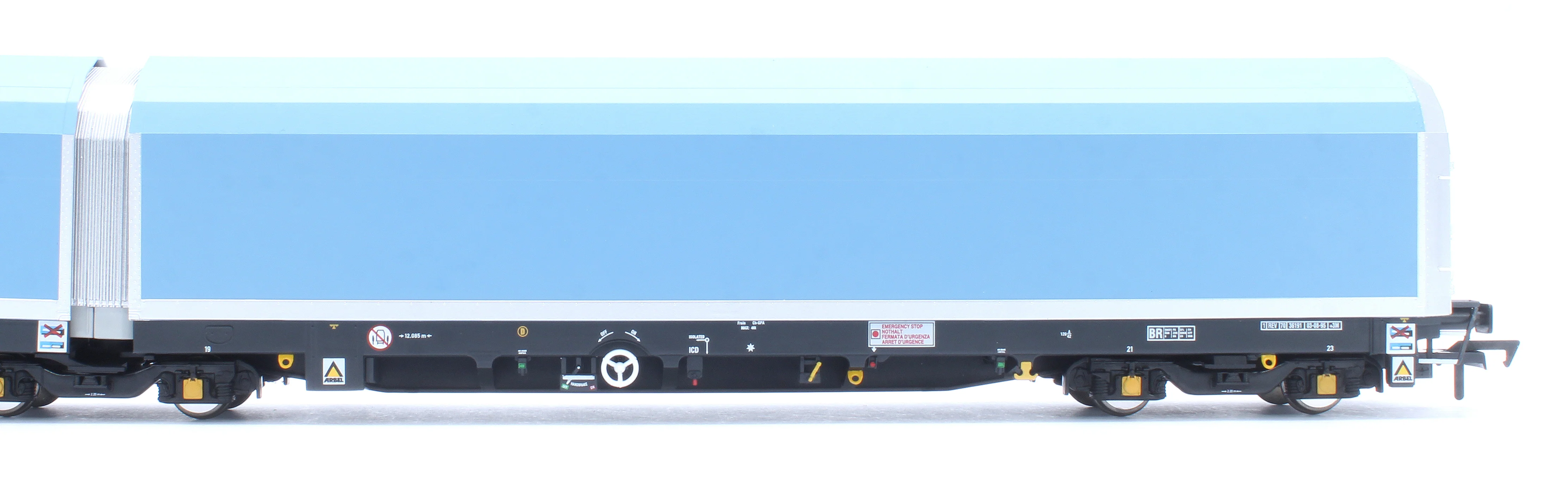 RT-OO-WIA-401C OO/4mm 5-car Arbel WIA car carrier with RfD squadron branding. Wagon 85 70 4971 055-4 - Image 11