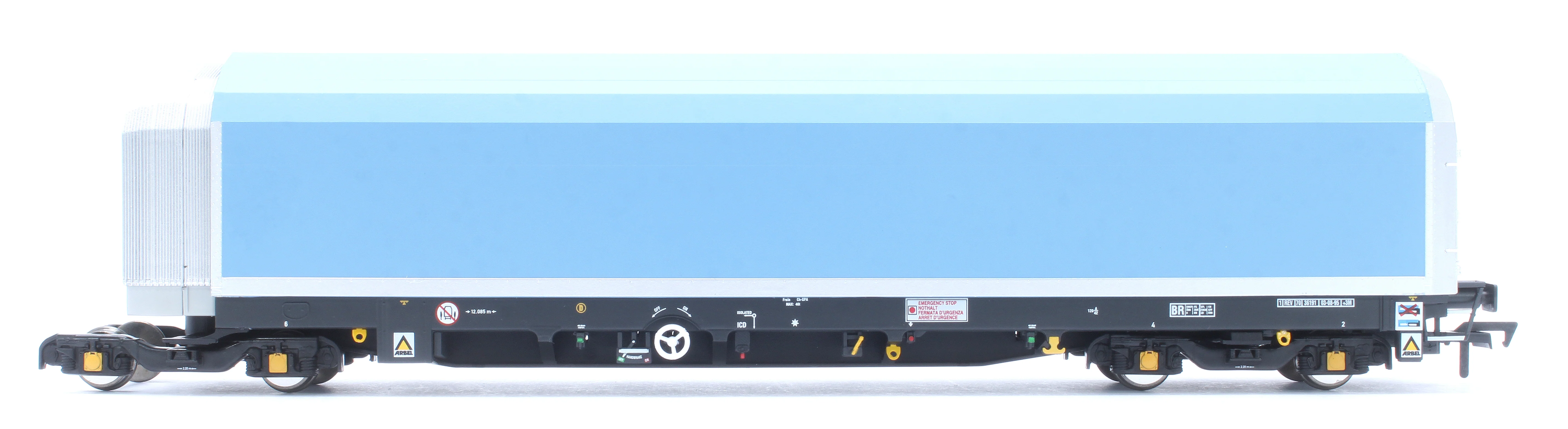 RT-OO-WIA-401C OO/4mm 5-car Arbel WIA car carrier with RfD squadron branding. Wagon 85 70 4971 055-4 - Image 3