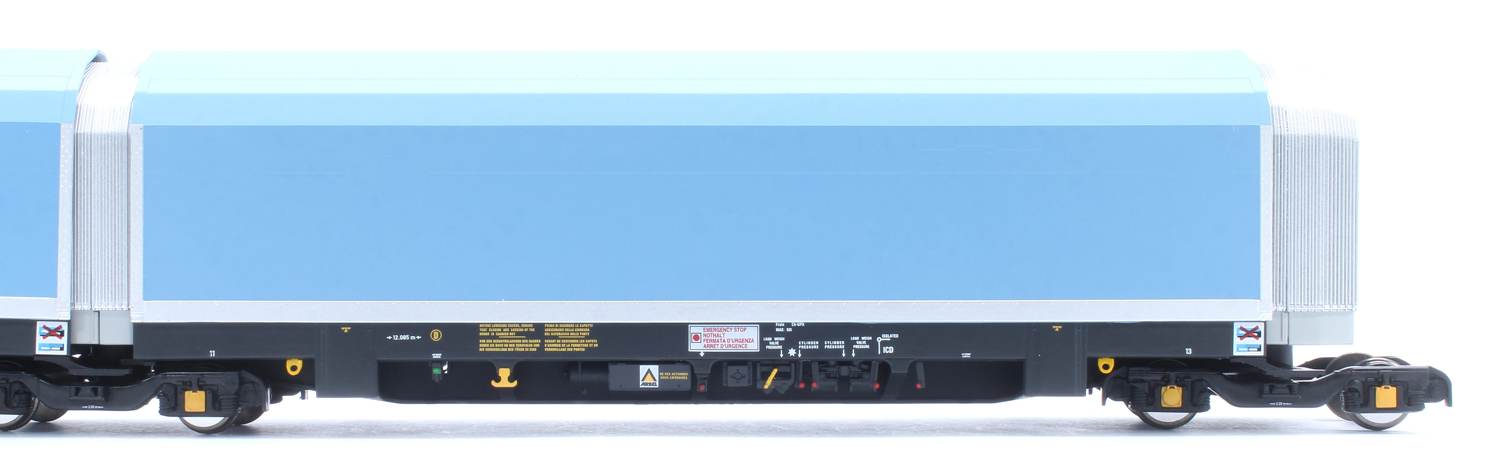 RT-OO-WIA-401D OO/4mm 5-car Arbel WIA car carrier with RfD squadron and ACE branding. Wagon 85 70 4971 000-0 - Image 7