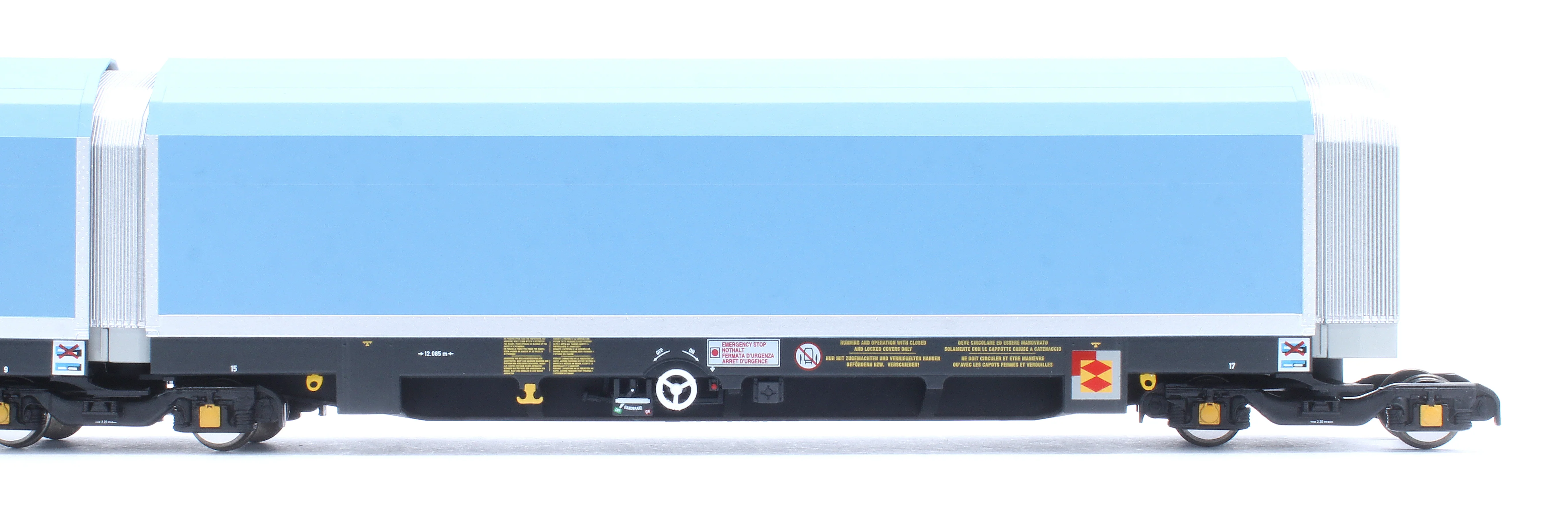 RT-OO-WIA-401D OO/4mm 5-car Arbel WIA car carrier with RfD squadron and ACE branding. Wagon 85 70 4971 000-0 - Image 9