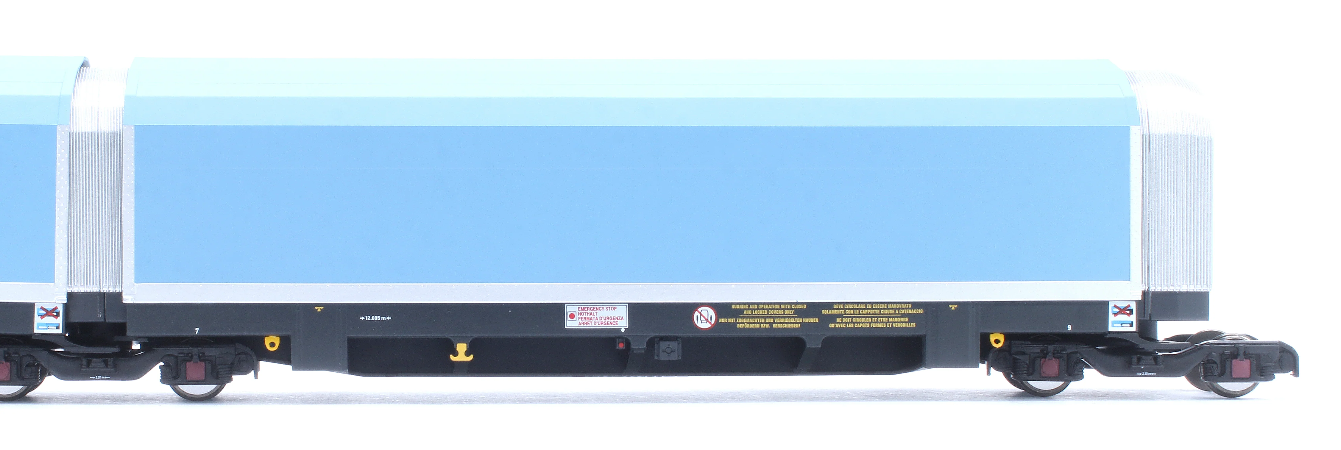 RT-OO-WIA-402B OO/4mm 5-car Arbel WIA car carrier plain blue. Wagon 85 70 4971 044-8 - Image 5