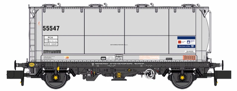 RT-PCA20-204L Pack of 4 Lochaber Power/Liberty branded PCA tanks (no ladders). Numbers: 55553, 55554, 55555, 55560 - Image 3