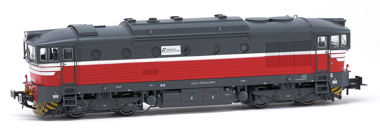 HR2930 Mercitalia S&T D753 Red/Grey VI Diesel Locomotive