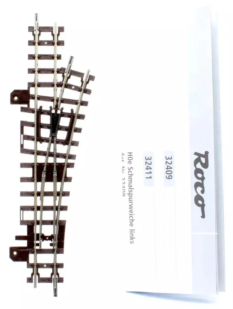 Pre-Owned 32411 HOe Narrow Gauge Right Hand Turnout