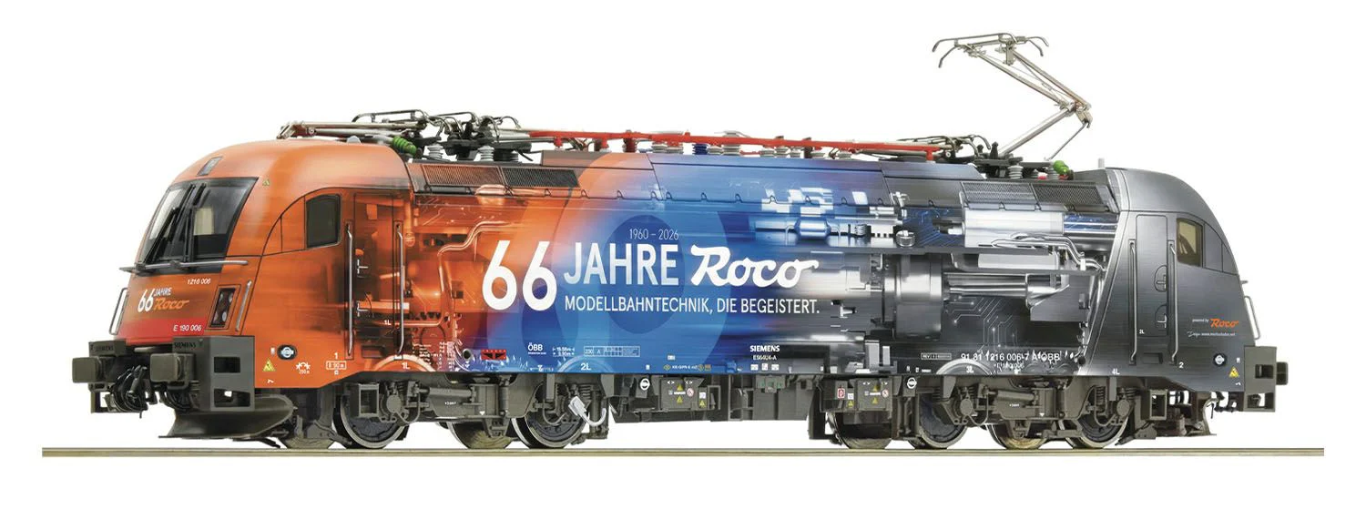 7500103 OBB Rh1216 006-7 66 Years of Roco Electric Locomotive VI