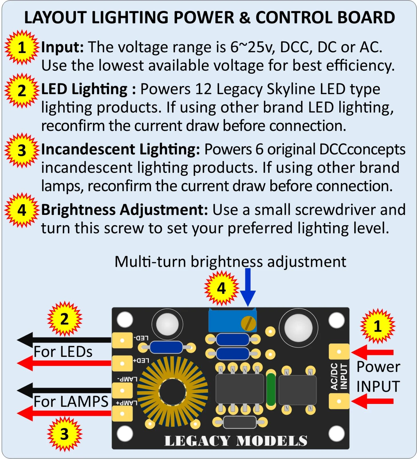 ROS-LCB.6 Layout Lighting Control Board Bundle (6-pack) - Image 2