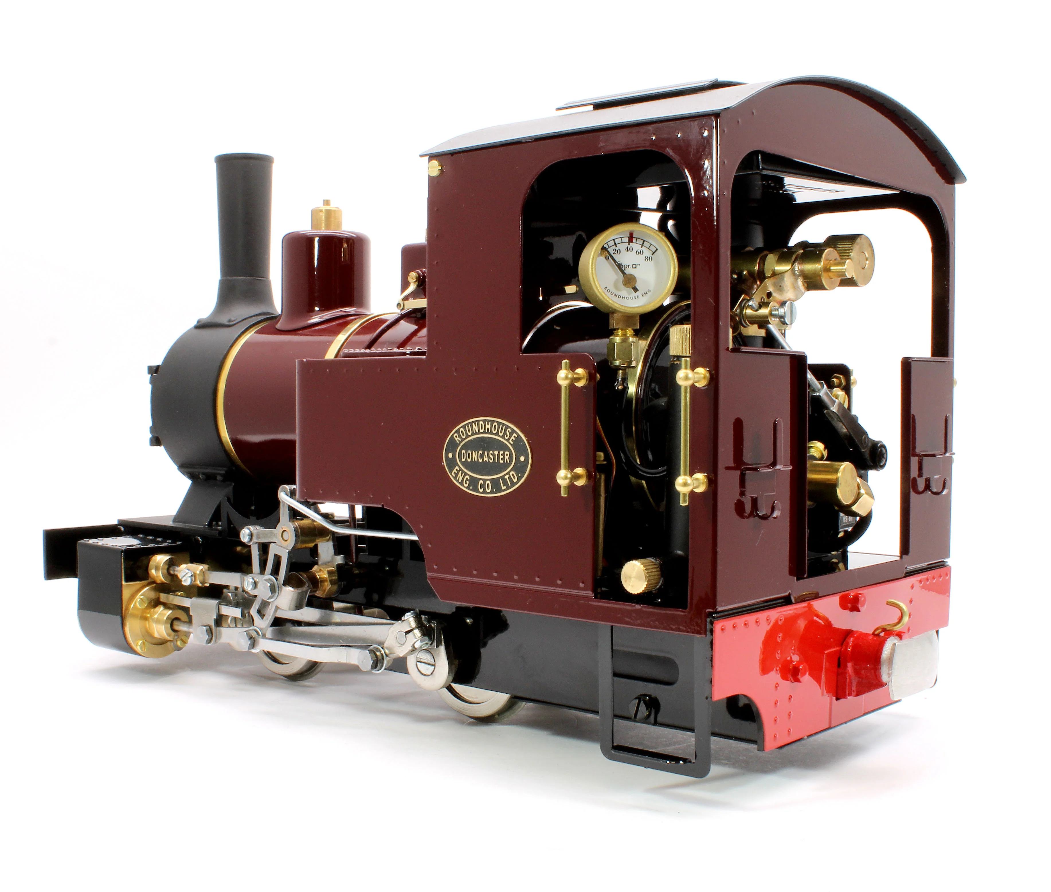BRC-FEM-NI 0-4-0 Side Tank Engine 'Billy' Fairlie Engine Maroon (Radio Control, Uninsulated Wheels) Steam Locomotive - Image 3
