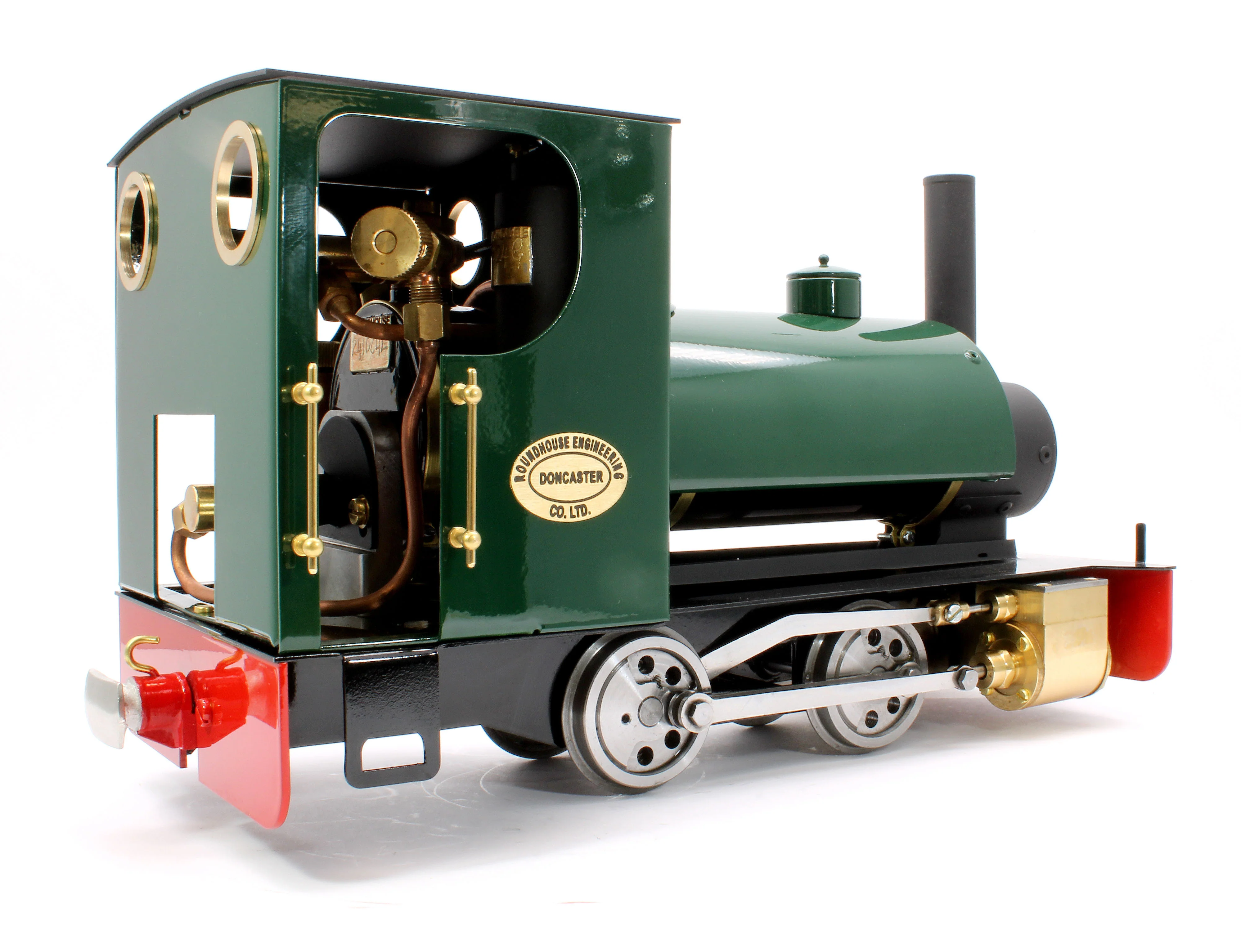 BERTIE-BRUNGREEN-NI-45 0-4-0 Saddle Tank 'Bertie' Deep Brunswick Green (Manual, Uninsulated Wheels) Steam Locomotive - Image 4