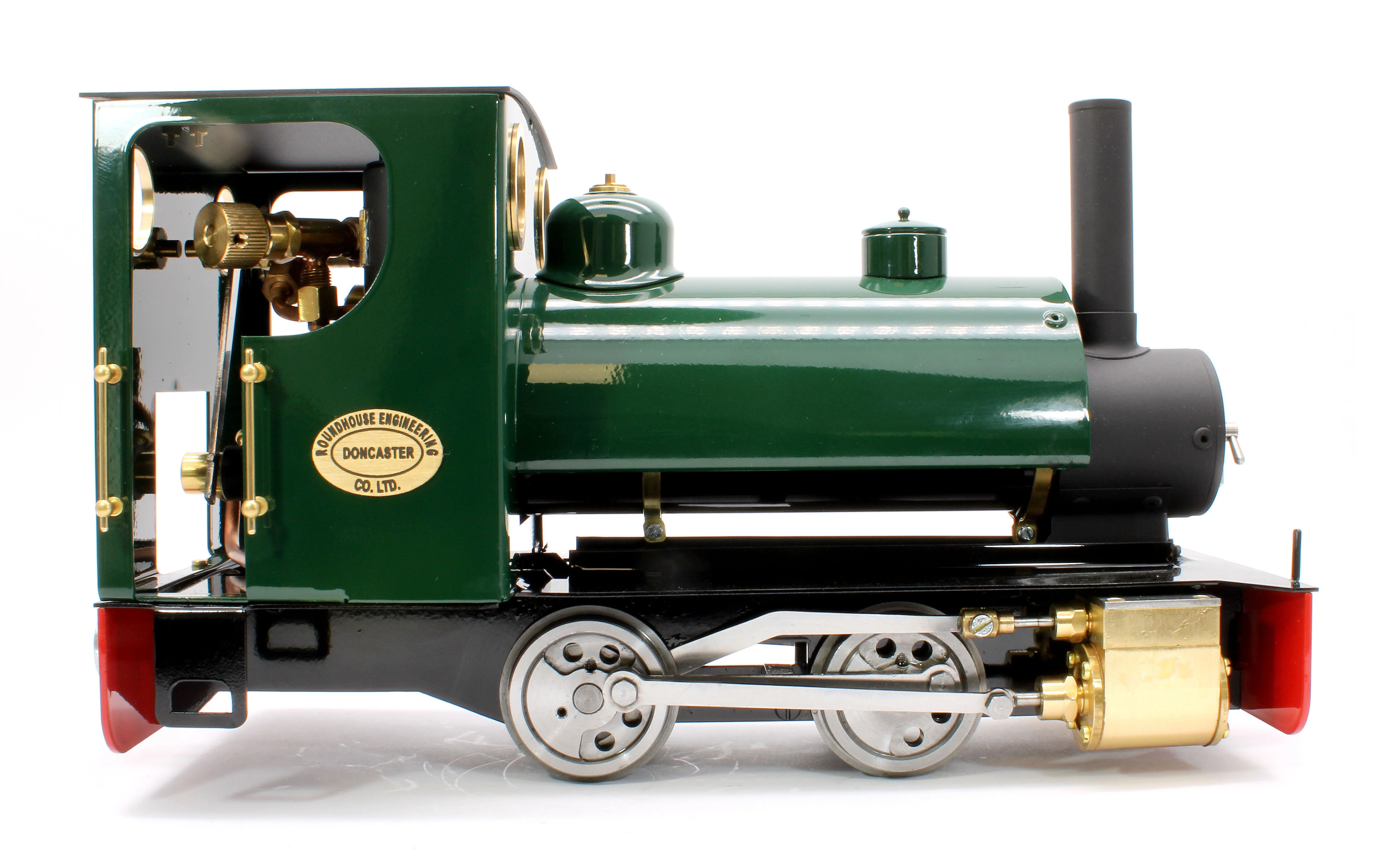BERTIE-BRUNGREEN-NI-45 0-4-0 Saddle Tank 'Bertie' Deep Brunswick Green (Manual, Uninsulated Wheels) Steam Locomotive - Image 5