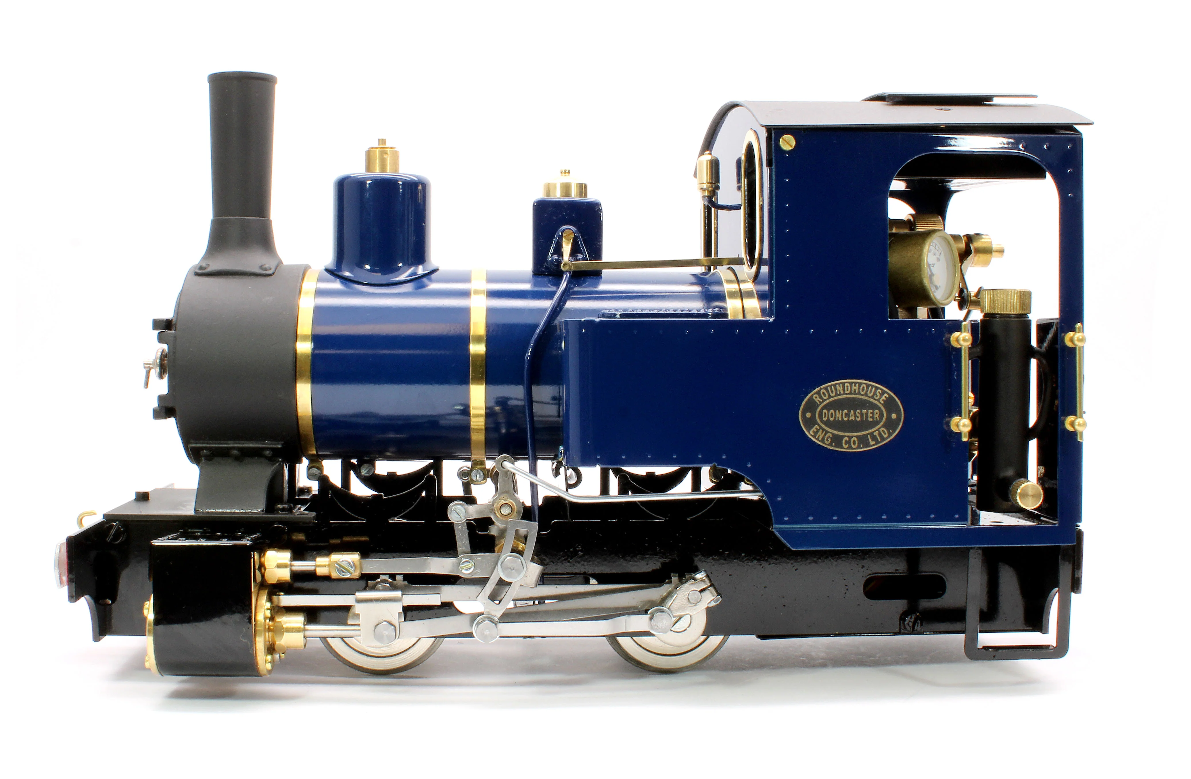 BRC-BLUE-NI 0-4-0 Side Tank Engine 'Billy' Blue (Radio Control, Uninsulated Wheels) Steam Locomotive - Image 2