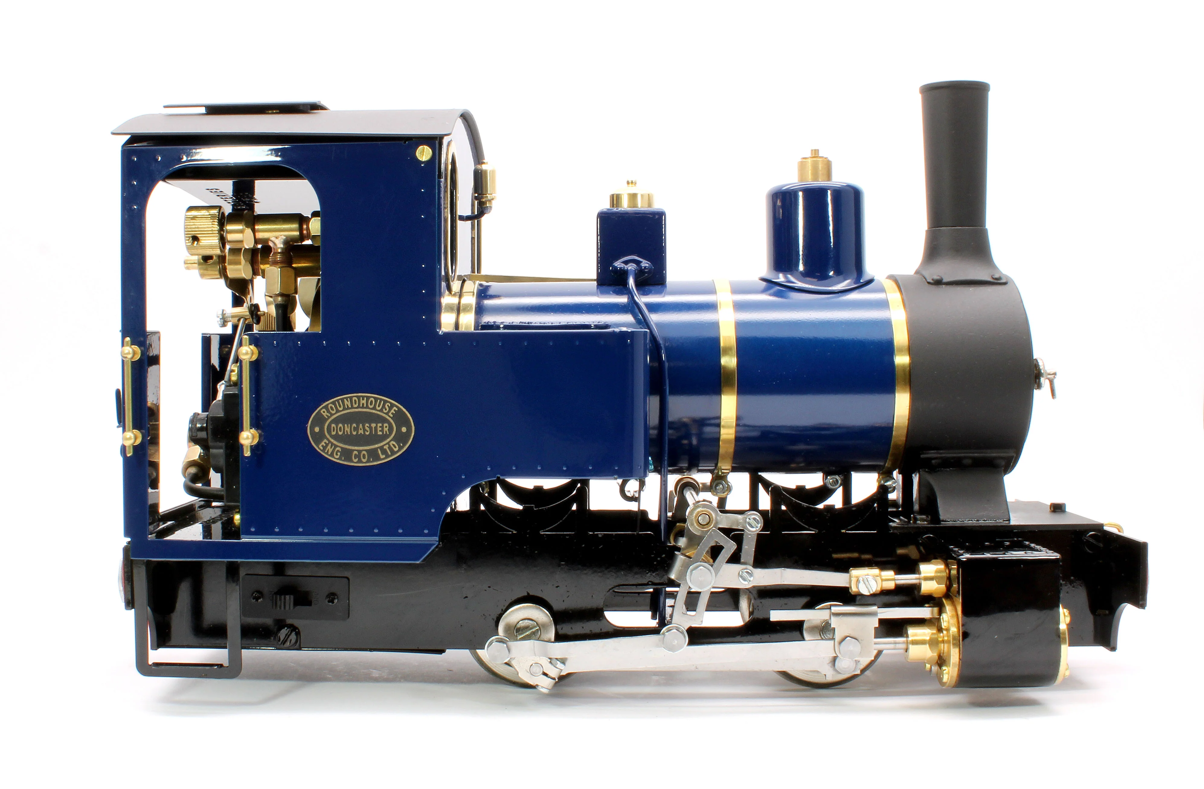 BRC-BLUE-NI 0-4-0 Side Tank Engine 'Billy' Blue (Radio Control, Uninsulated Wheels) Steam Locomotive - Image 5
