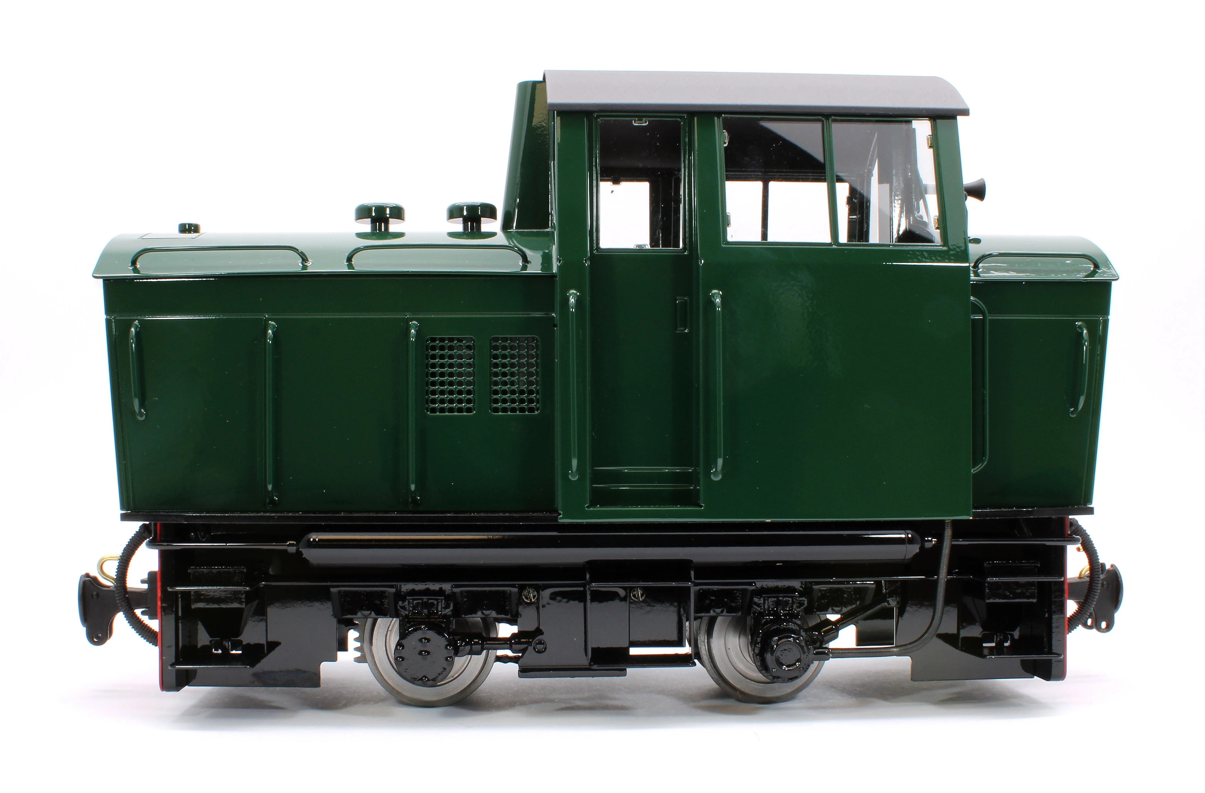 CNWS 0-4-0 'Conway Castle' Deep Brunswick Green (Radio Control, Insulated Wheels) Diesel Locomotive - With Sound - Image 2