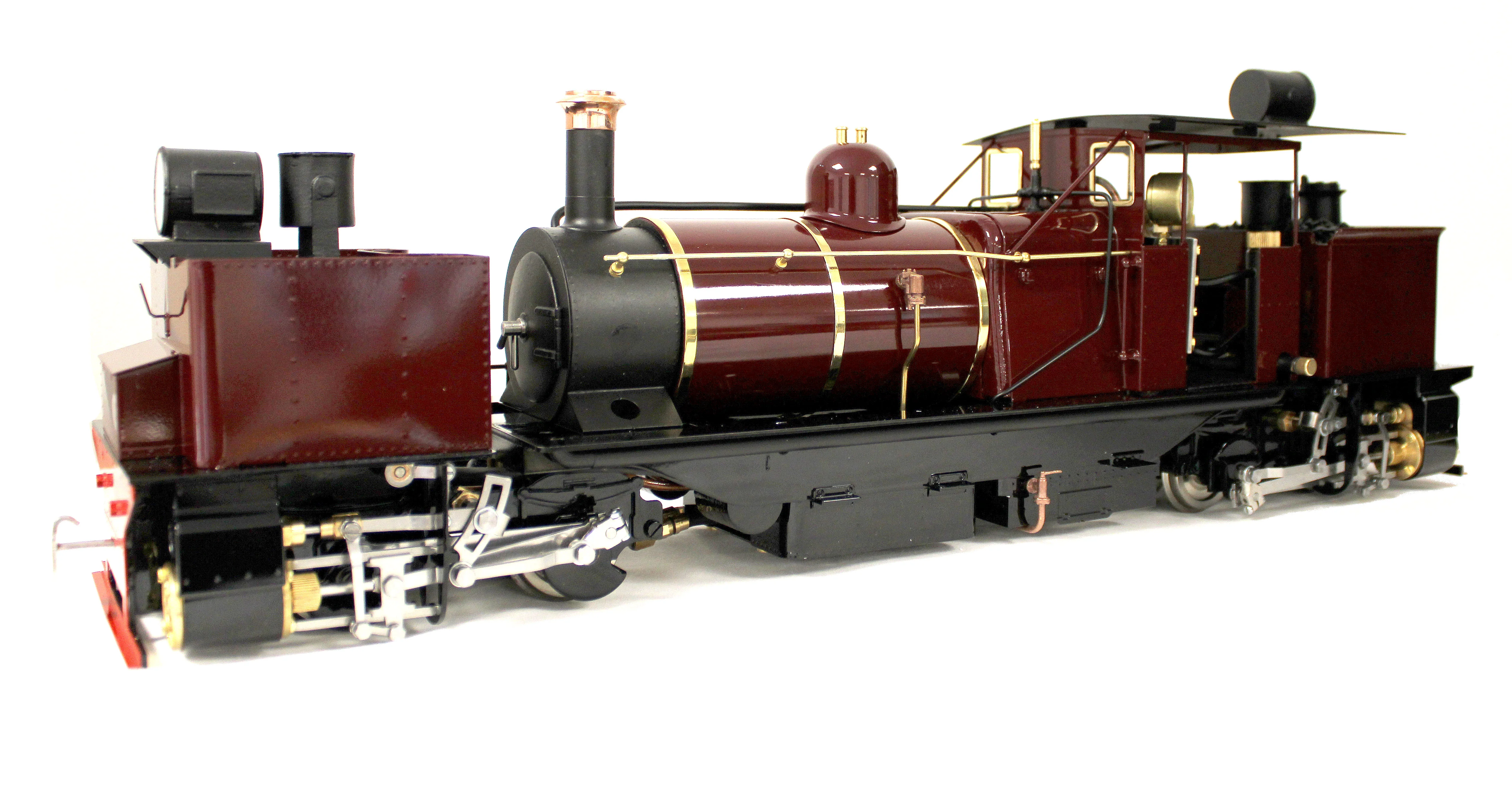 GARRC-FEM-I Class D 0-4-0 'Darjeeling Garratt' Fairlie Engine Maroon (Radio Control, Insulated Wheels) Steam Locomotive