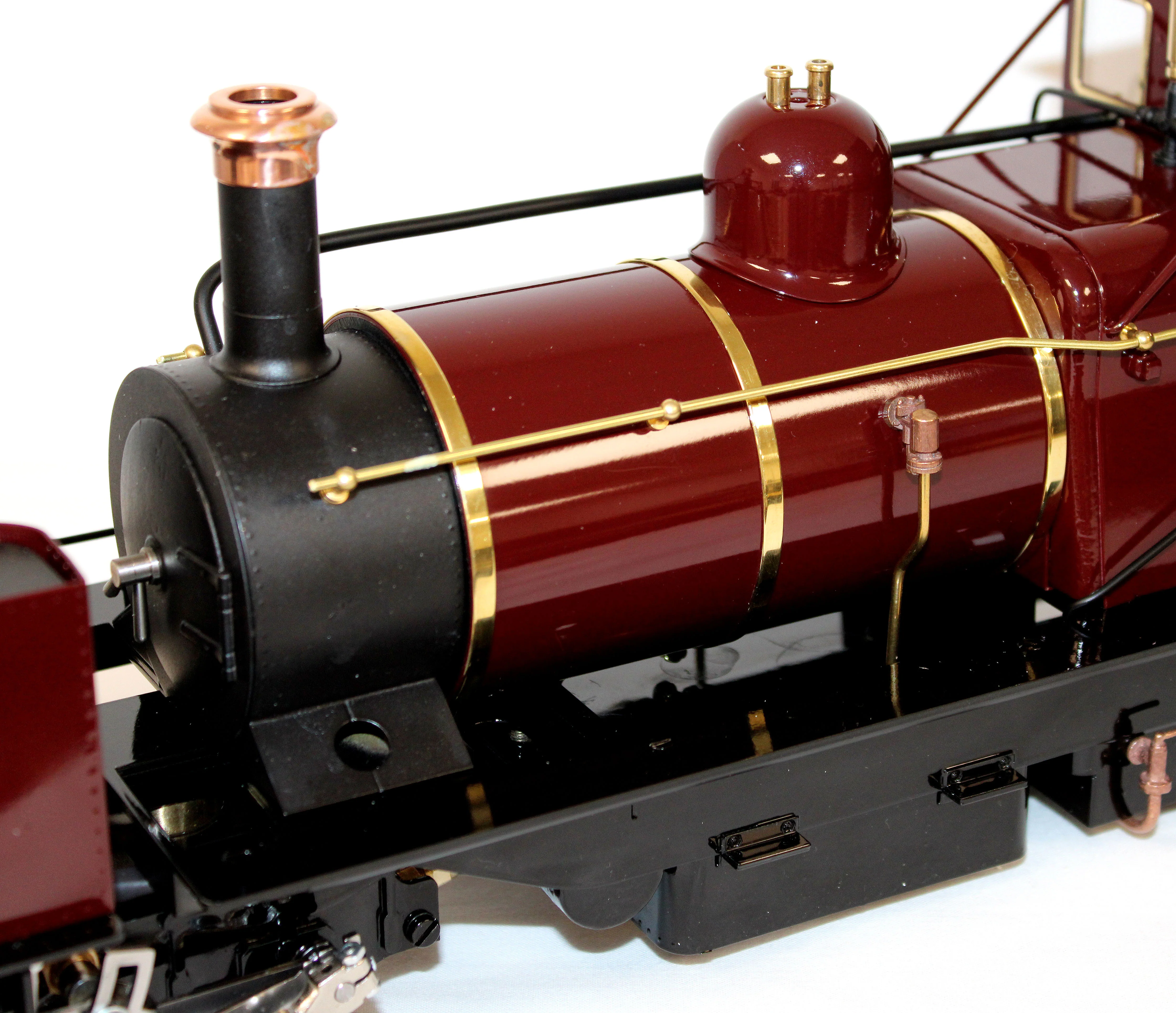 GARRC-FEM-I Class D 0-4-0 'Darjeeling Garratt' Fairlie Engine Maroon (Radio Control, Insulated Wheels) Steam Locomotive - Image 2