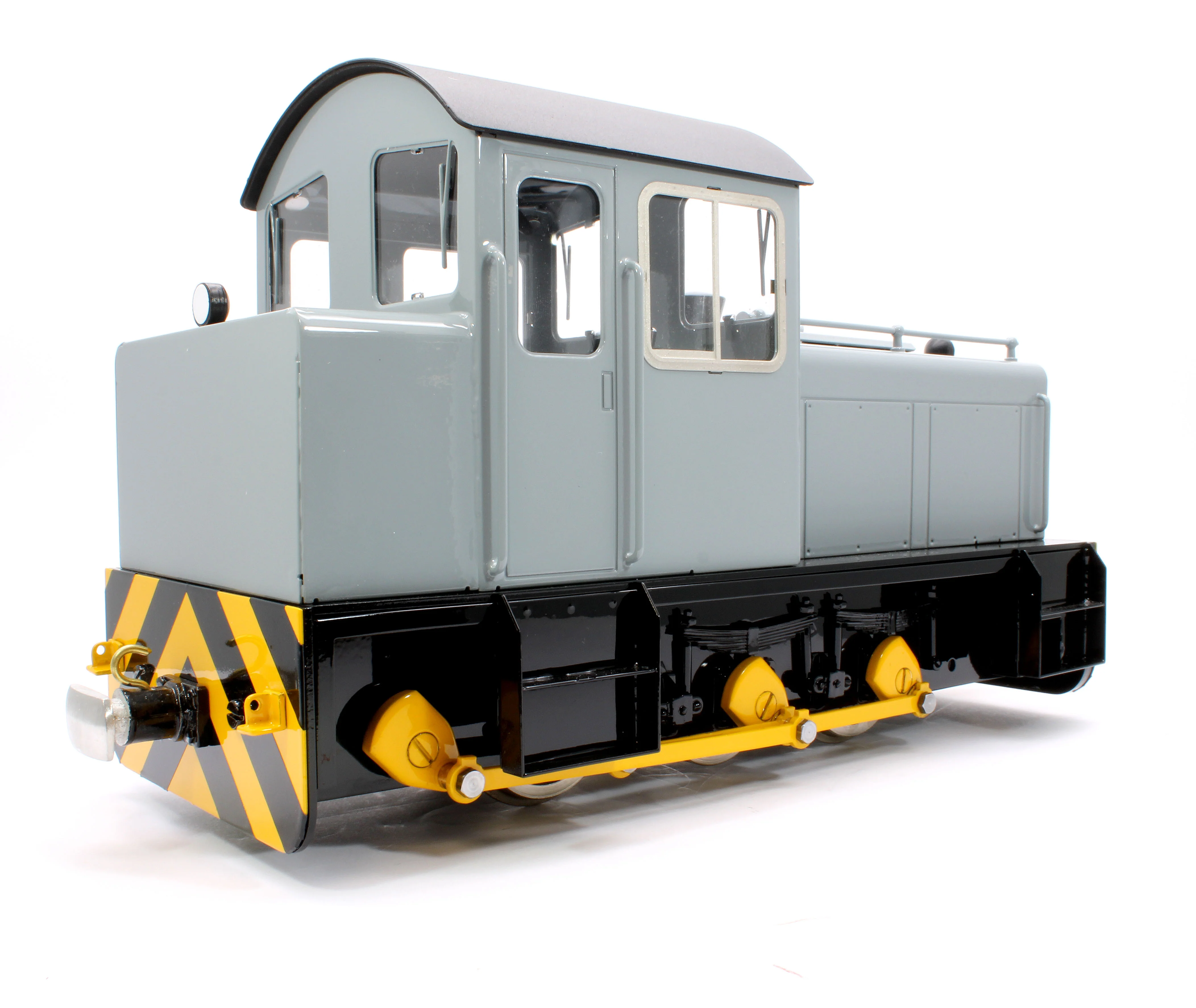 HCWS-WDGREY-I 0-6-0 'Harlech Castle MK.1' WD Grey (Radio Control, Insulated Wheels) Diesel Locomotive - With Sound - Image 4