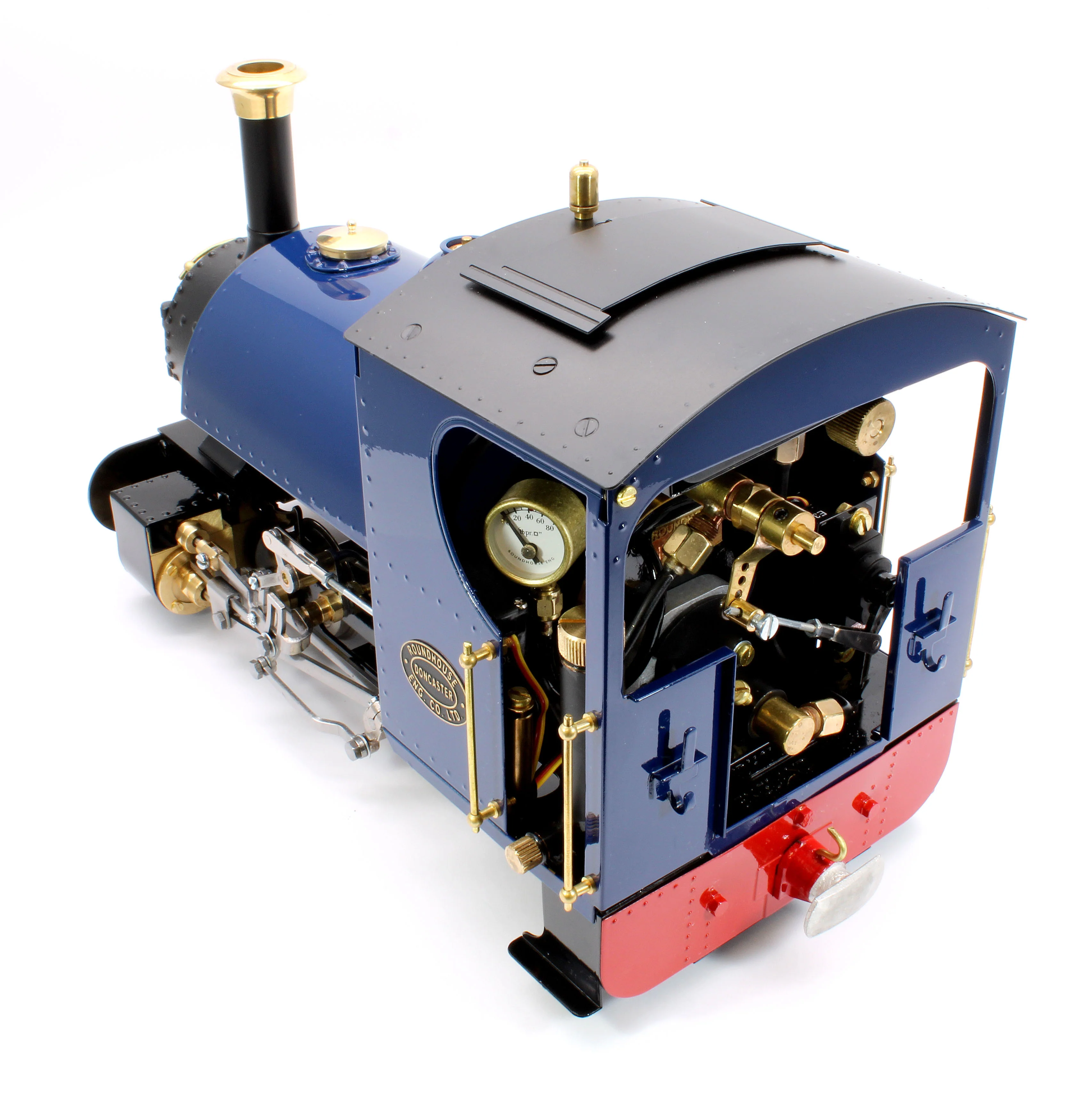 KRC-BLUE-I 0-4-0 Saddle Tank 'Katie' Blue (Radio Control, Insulated Wheels) Steam Locomotive - Image 11