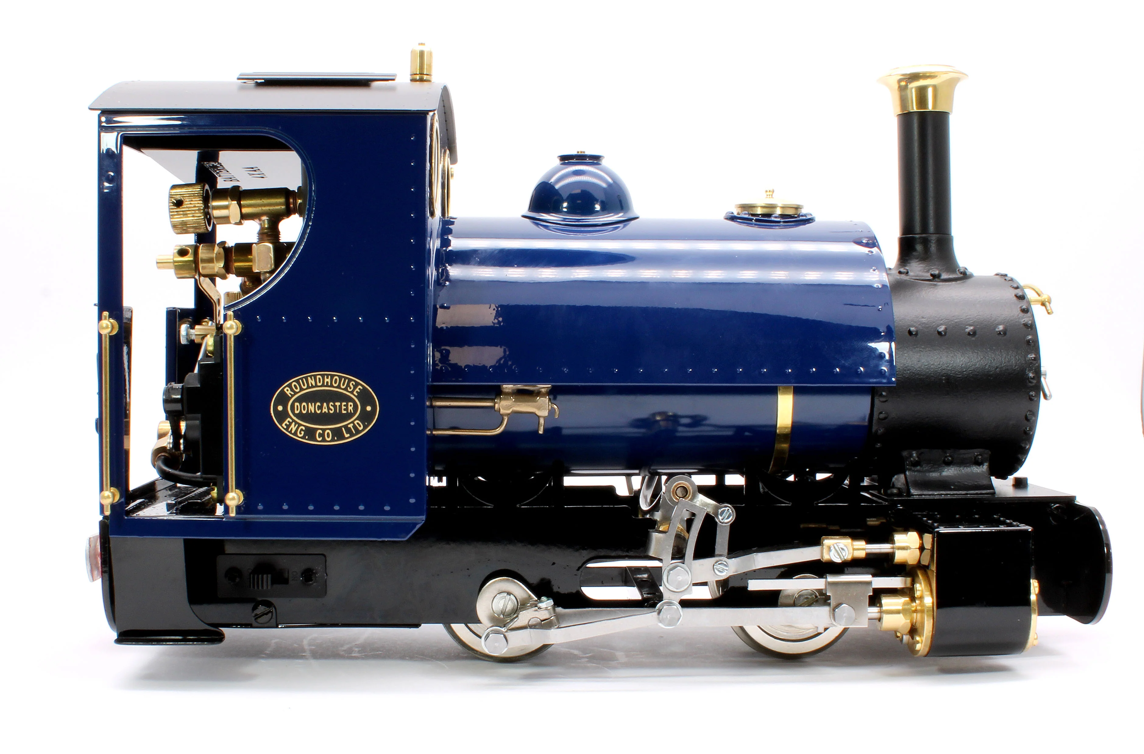 KRC-BLUE-I 0-4-0 Saddle Tank 'Katie' Blue (Radio Control, Insulated Wheels) Steam Locomotive - Image 6